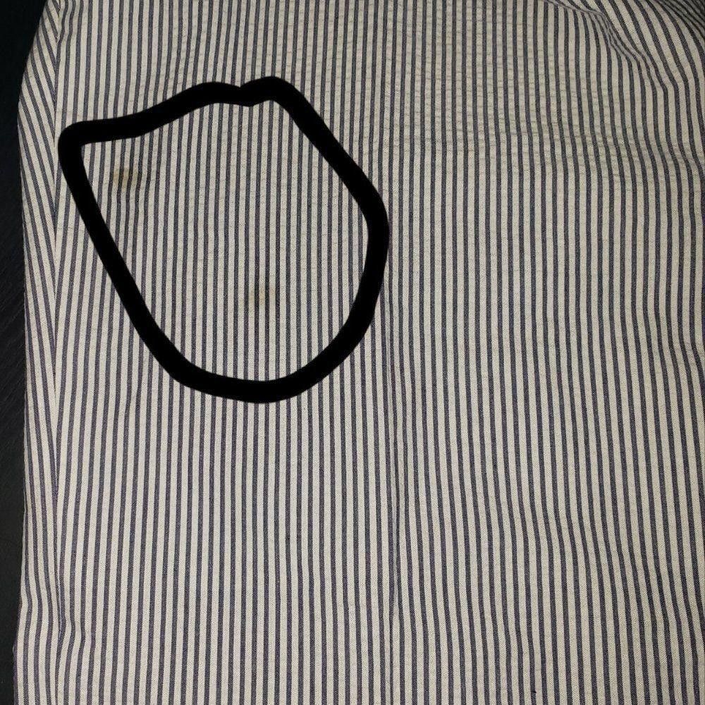 Designer CT1391a FRANK STELLA PIN STRIPE BLUE white SIZE 50R Suit Size US M / EU 48-50 / 2 - 8 Thumbnail