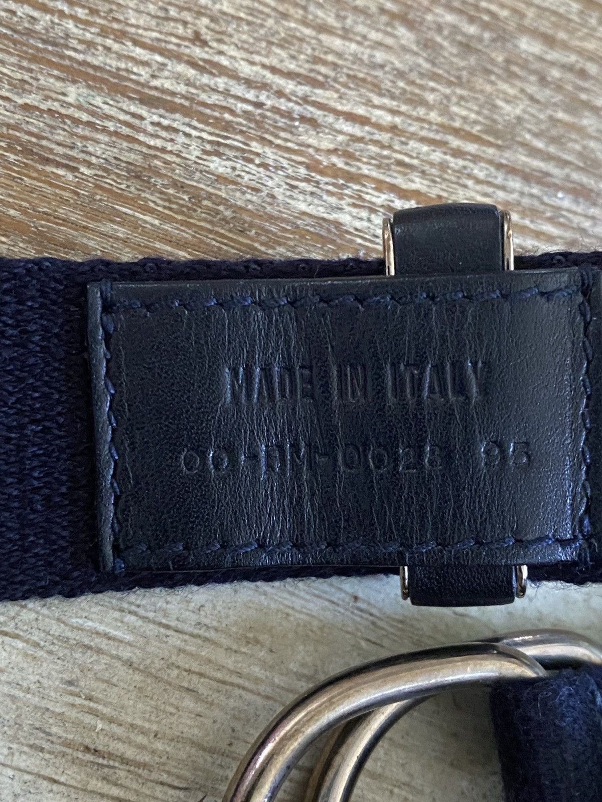 Dior Dior Homme Canvas Double D-Ring Belt – Black Size ONE SIZE - 5 Thumbnail