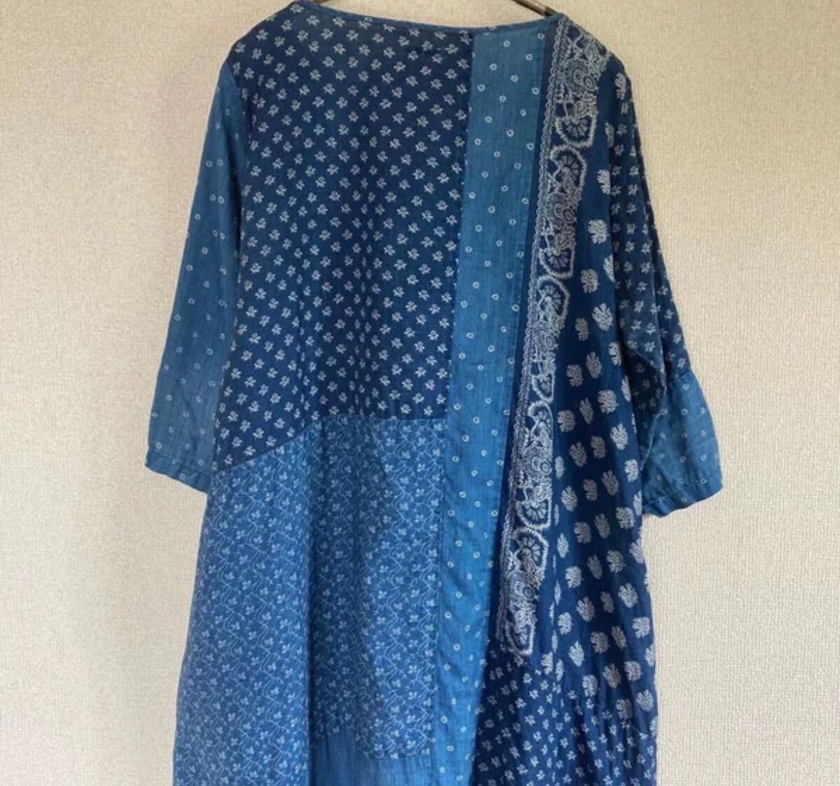 Kapital KAPITAL floral linen patchwork dress2412-Nextarrow Size S / US 4 / IT 40 - 4 Thumbnail