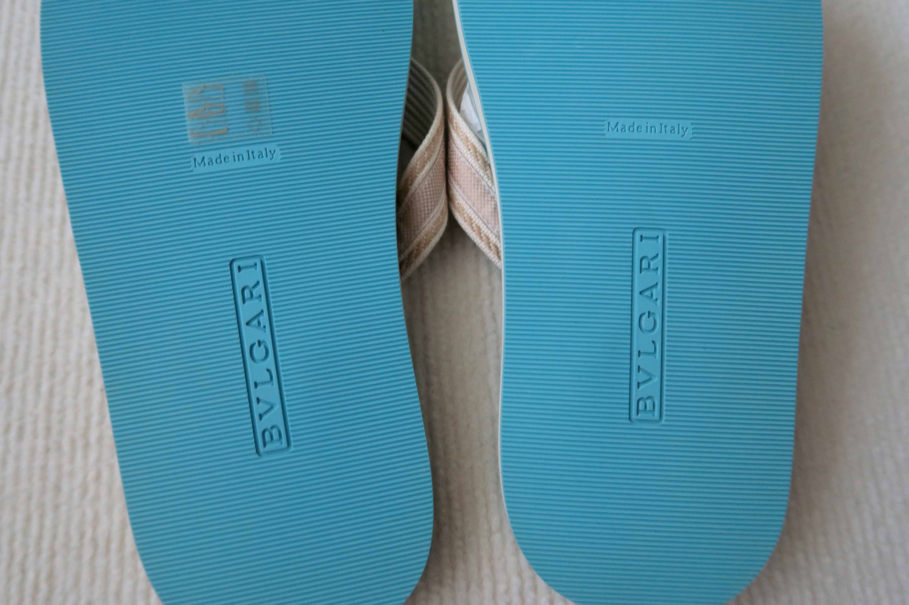 Bvlgari Bvlgari Logo Resort Slip-On Slippers Sandals Size US 11 / EU 44 - 7 Thumbnail