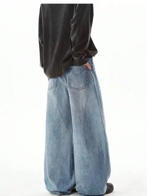 Japanese Brand Ishihara x aoka Wide Leg Ballon Jeans Size US 32 / EU 48 - 5 Thumbnail