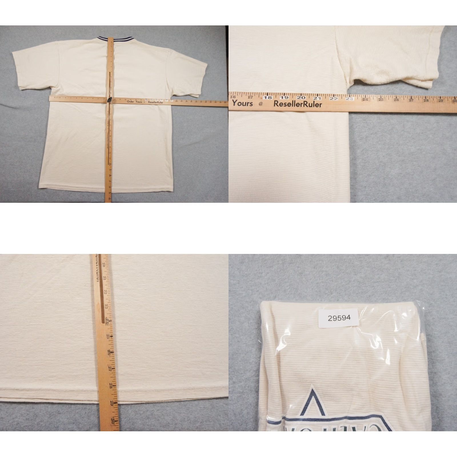 Vintage VINTAGE Cal Cru Shirt Mens XLarge Beige Crewneck 90s Single Stitch Tee Palm Springs USA Size US XL / EU 56 / 4 - 8 Thumbnail
