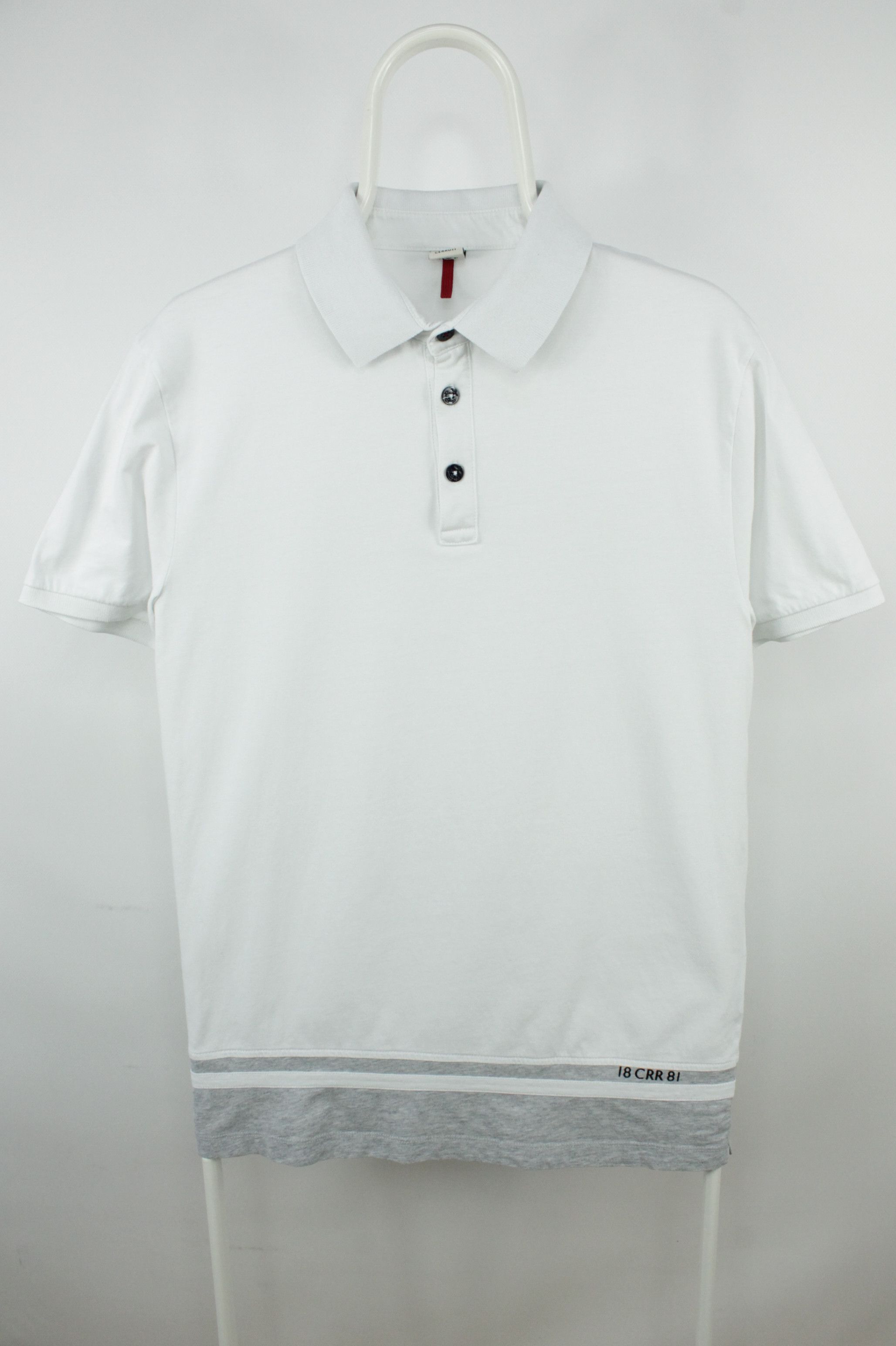 Cerruti 1881 Cerruti 1881 Slim Fit White Polo Shirt Men's Size US M / EU 48-50 / 2 - 1 Thumbnail