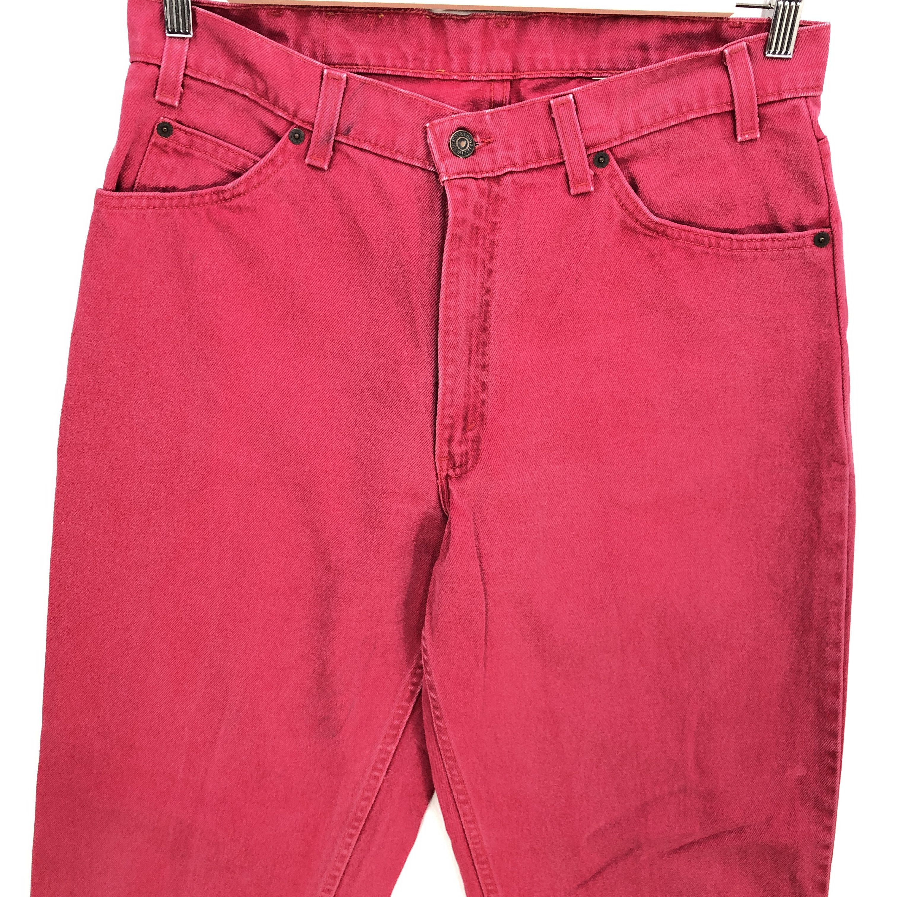 Levi's Vintage Levis Pink Jeans Levi's Orange Tab Denim Pants Size US 32 / EU 48 - 3 Thumbnail