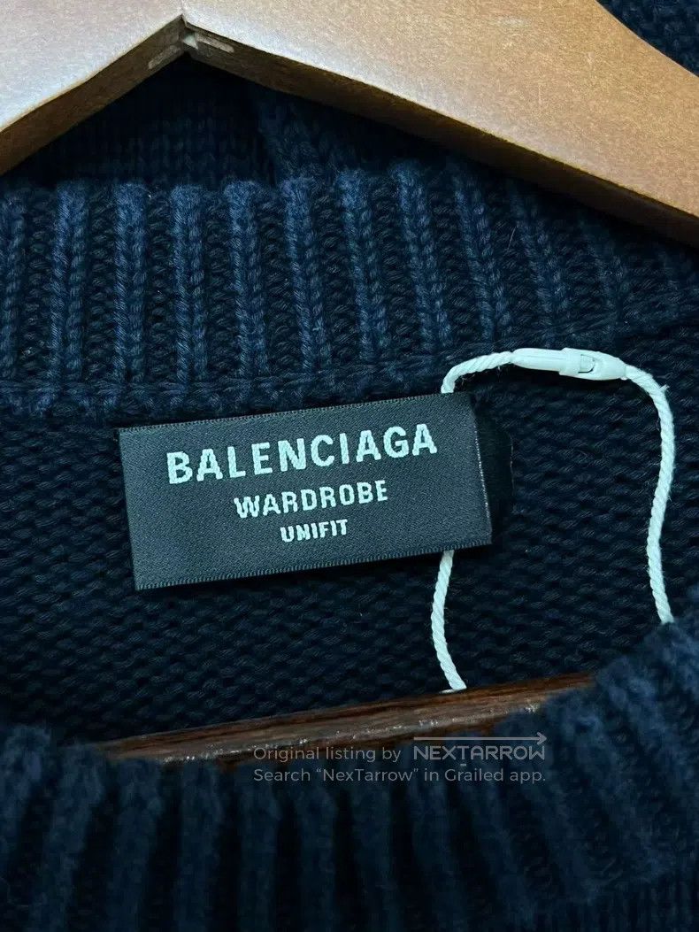 Balenciaga Balenciaga Loose Knit Sweater Size US S / EU 44-46 / 1 - 4 Thumbnail
