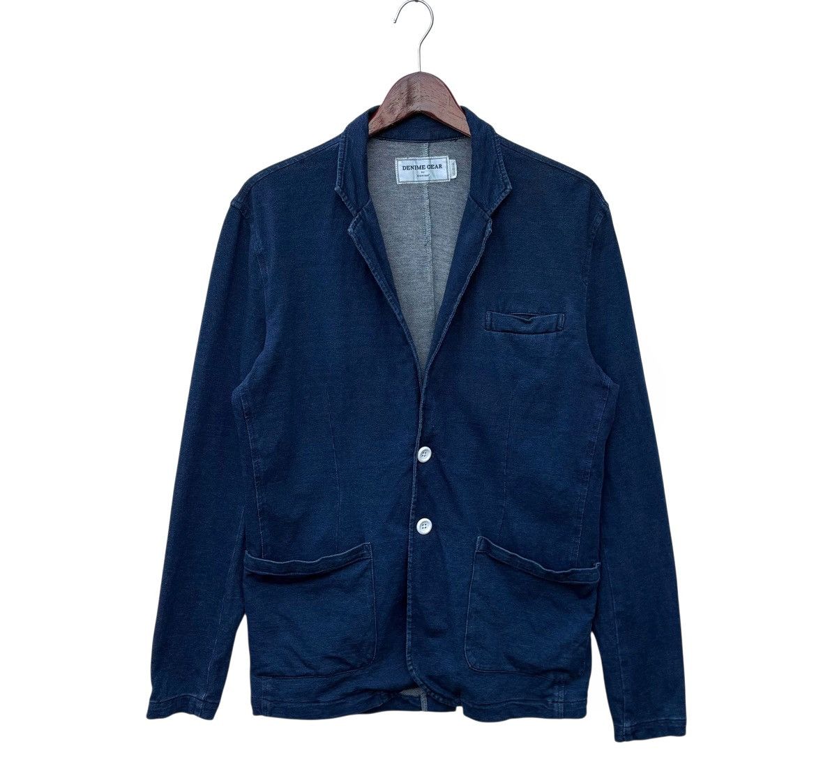 Denime Denim Gear by Denime Indigo Casual Jacket Coat Size US S / EU 44-46 / 1 - 1 Thumbnail