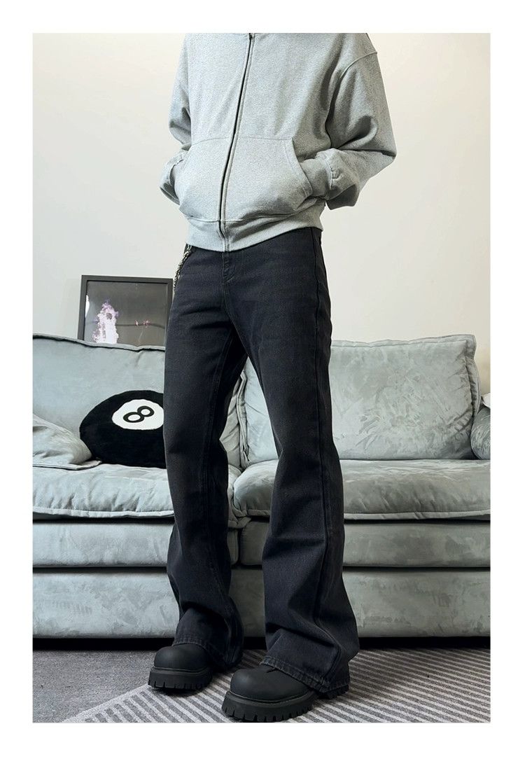 Jean × Vintage washed faded cleanfit yuppie bootcut grunge jeans Size US 32 / EU 48 - 3 Thumbnail