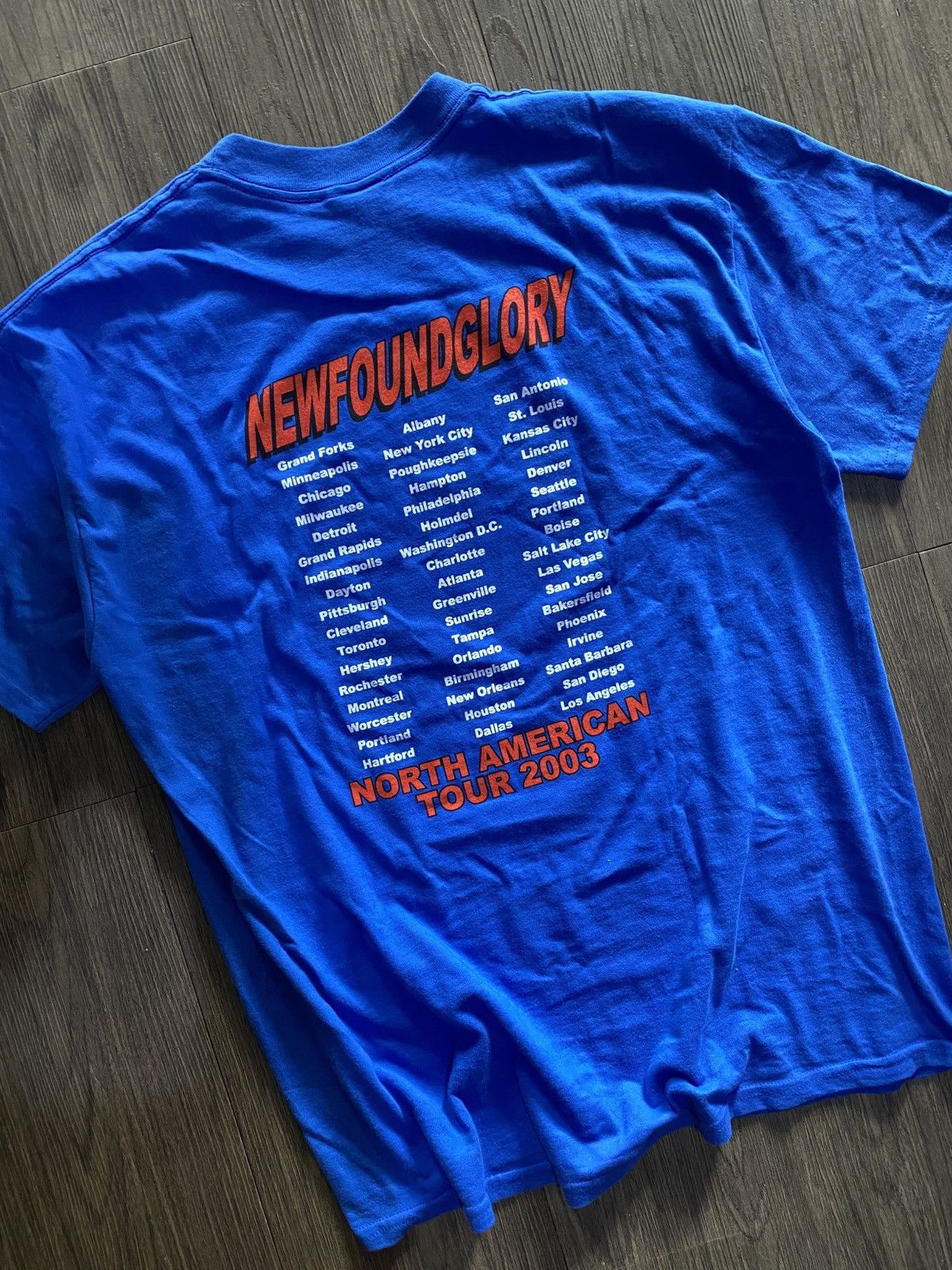Band Tees vintage new found glory tour 2003 Size US L / EU 52-54 / 3 - 4 Thumbnail