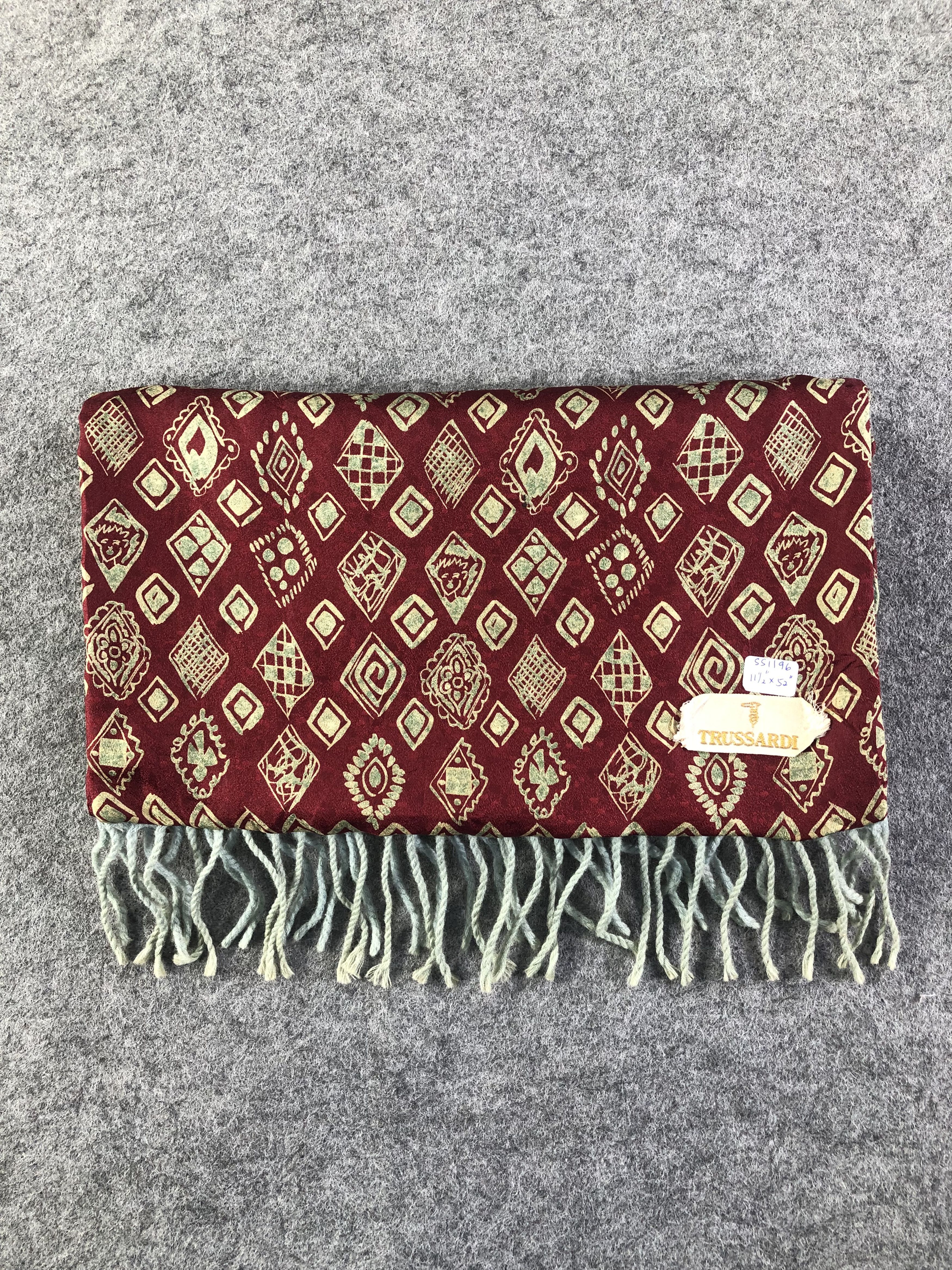 Trussardi Trussardi Silk Wool Scarf / Muffler / Neckwear Size ONE SIZE - 7 Thumbnail