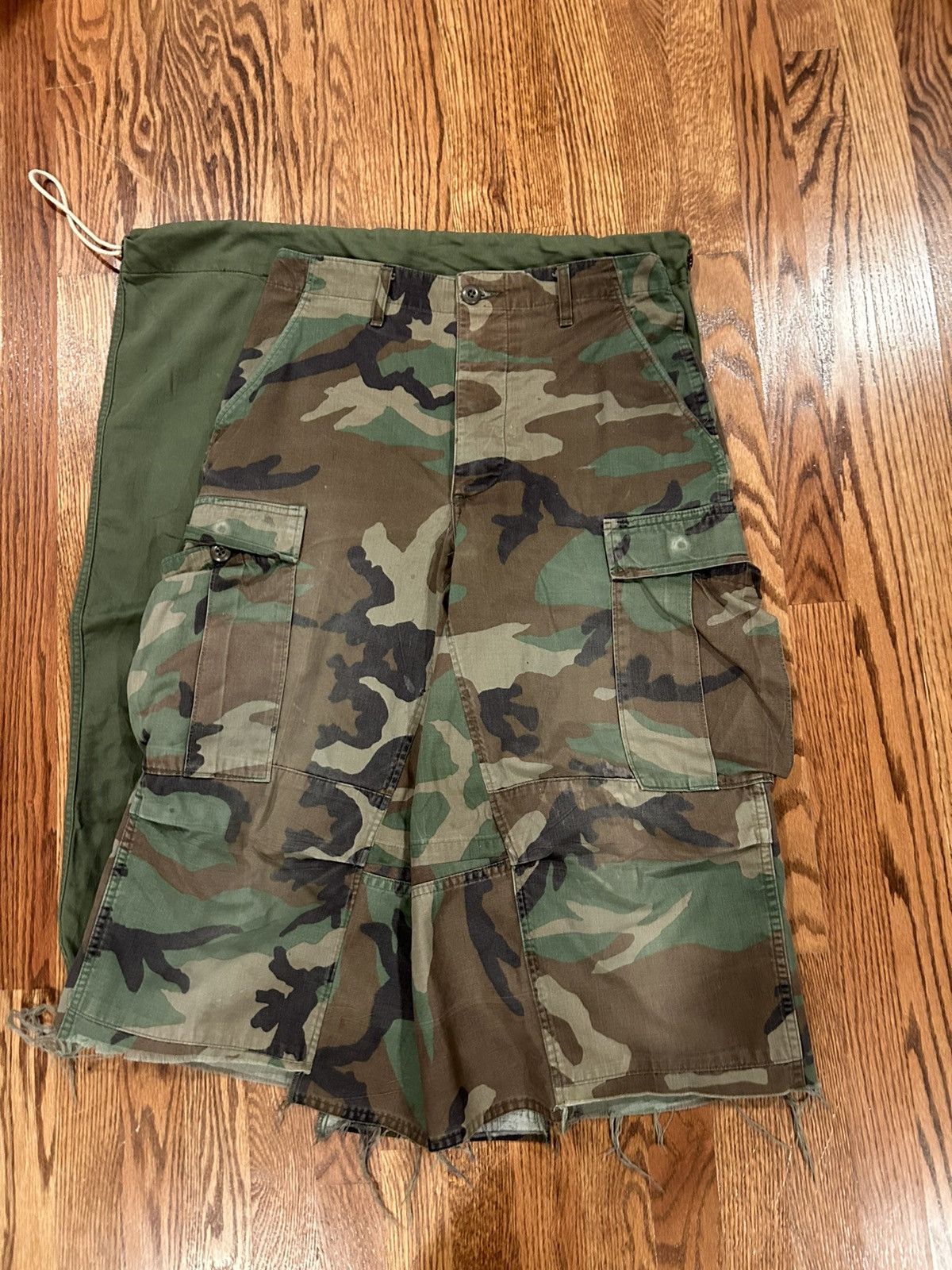 Streetwear × Vintage Joshua Jamal Woodland Camo NBHD Shorts OG