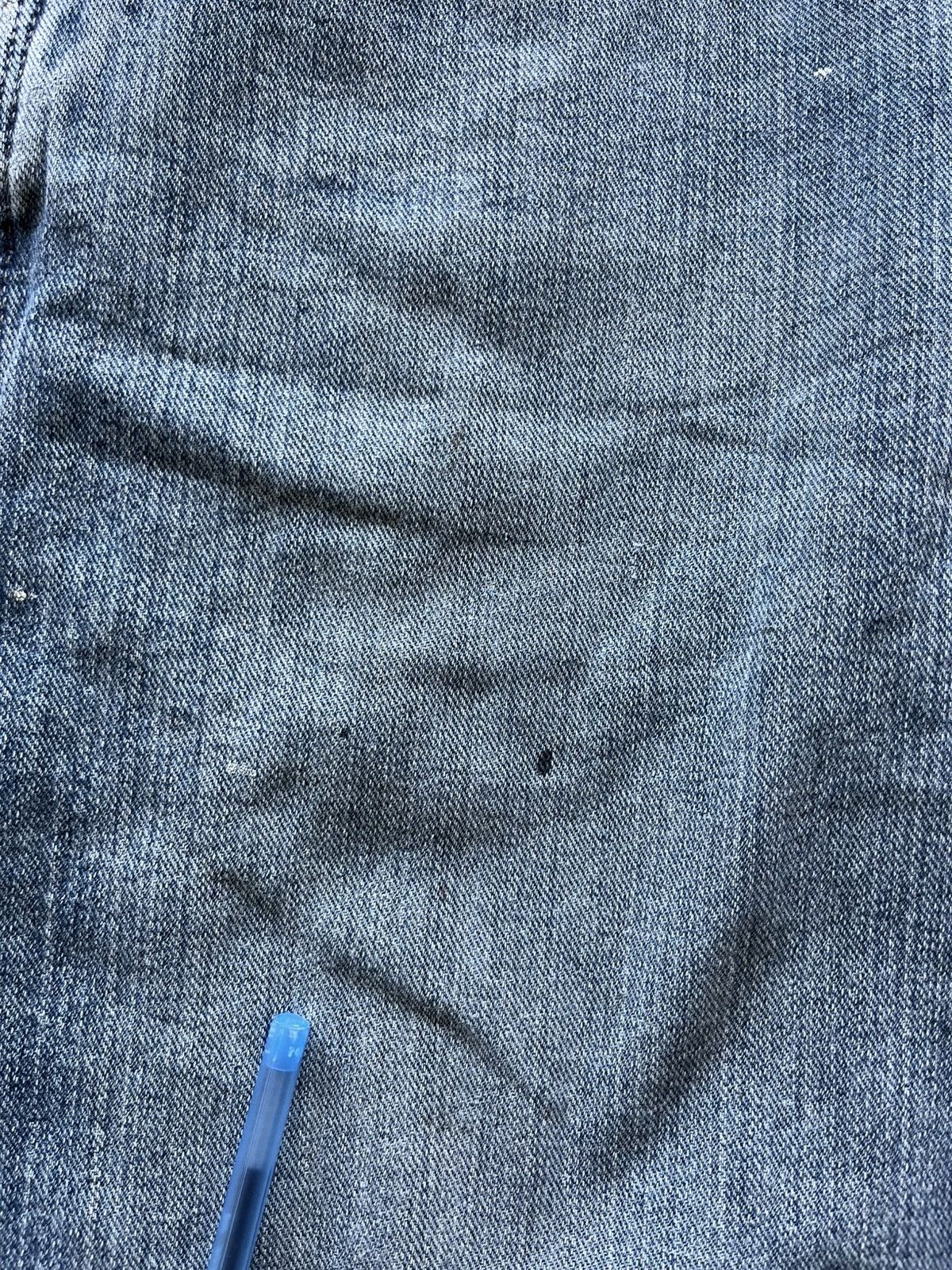 Lee × Vintage Y2K Lee dungaree wide leg carpenter jeans Size US 31 - 5 Thumbnail