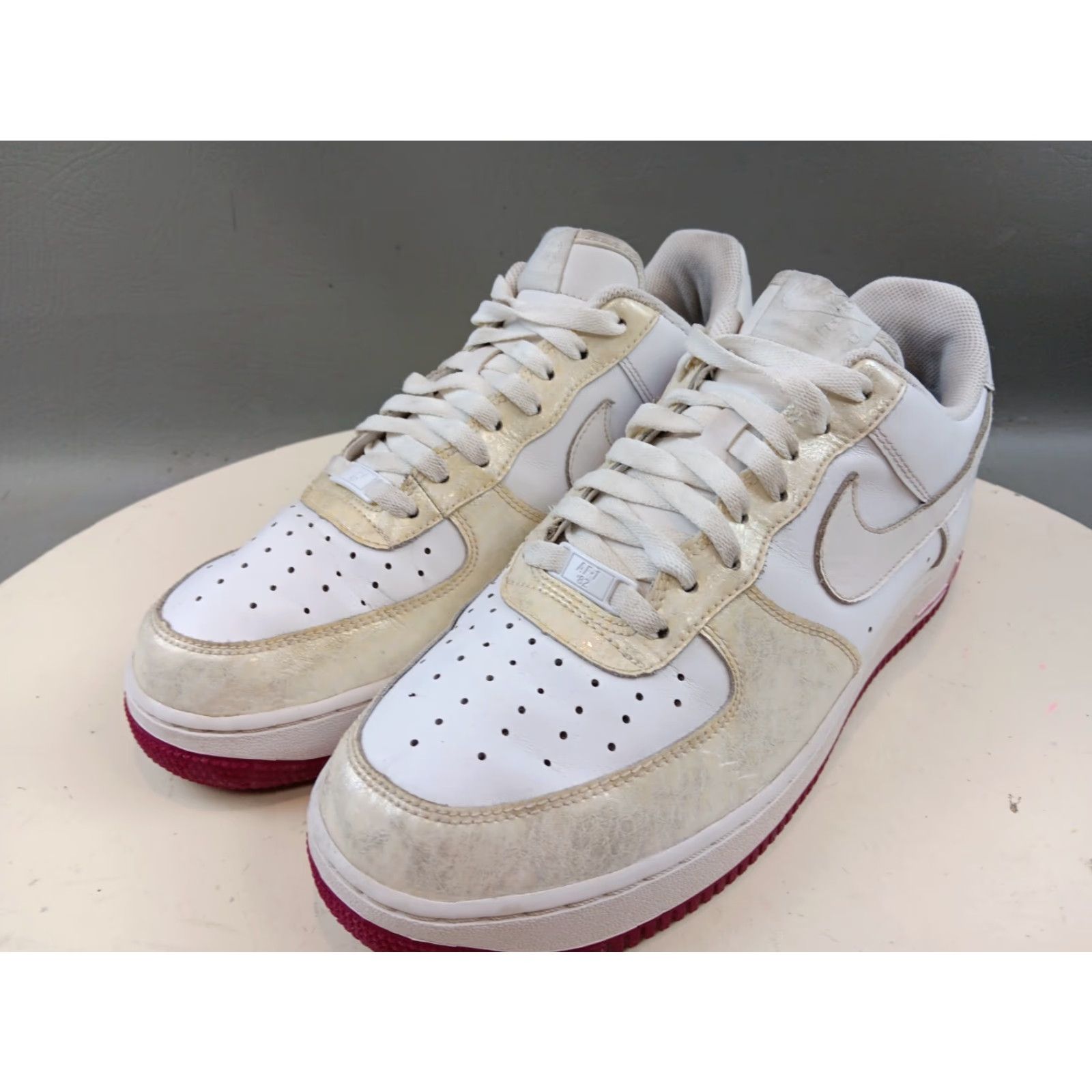 Nike Nike Air Force 1 Low Sneakers Womens Size 12 White Pearl Rave Pink 315115-116 Size US 12 / IT 42 - 4 Thumbnail