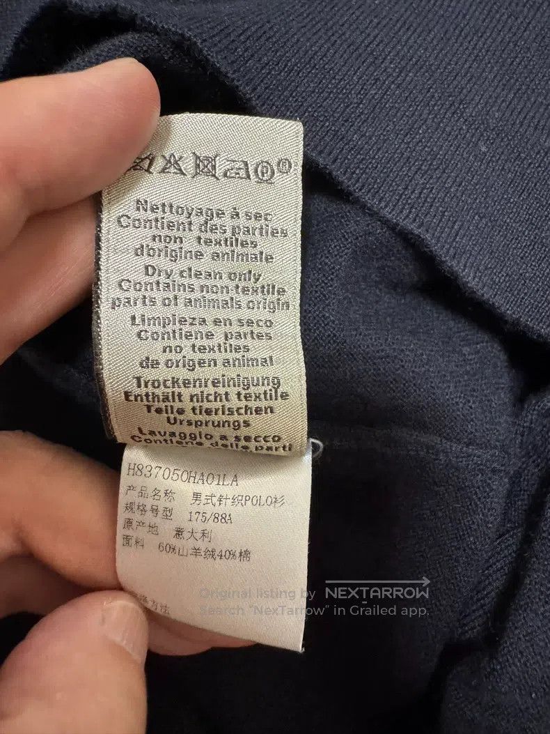 Hermes Hermes Cashmere short-sleeve, 64% cashmere + 36% cotton, u Size US L / EU 52-54 / 3 - 8 Thumbnail