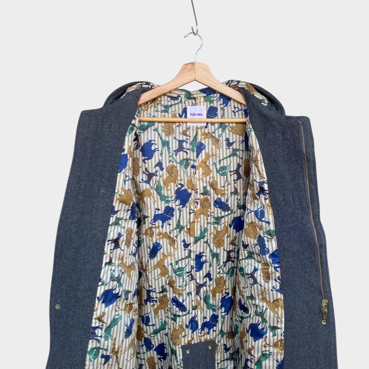 Ne-Net Né-net Issey Miyake Japan Designer Wool Toggle Duffle Coat Size US M / EU 48-50 / 2 - 10 Thumbnail