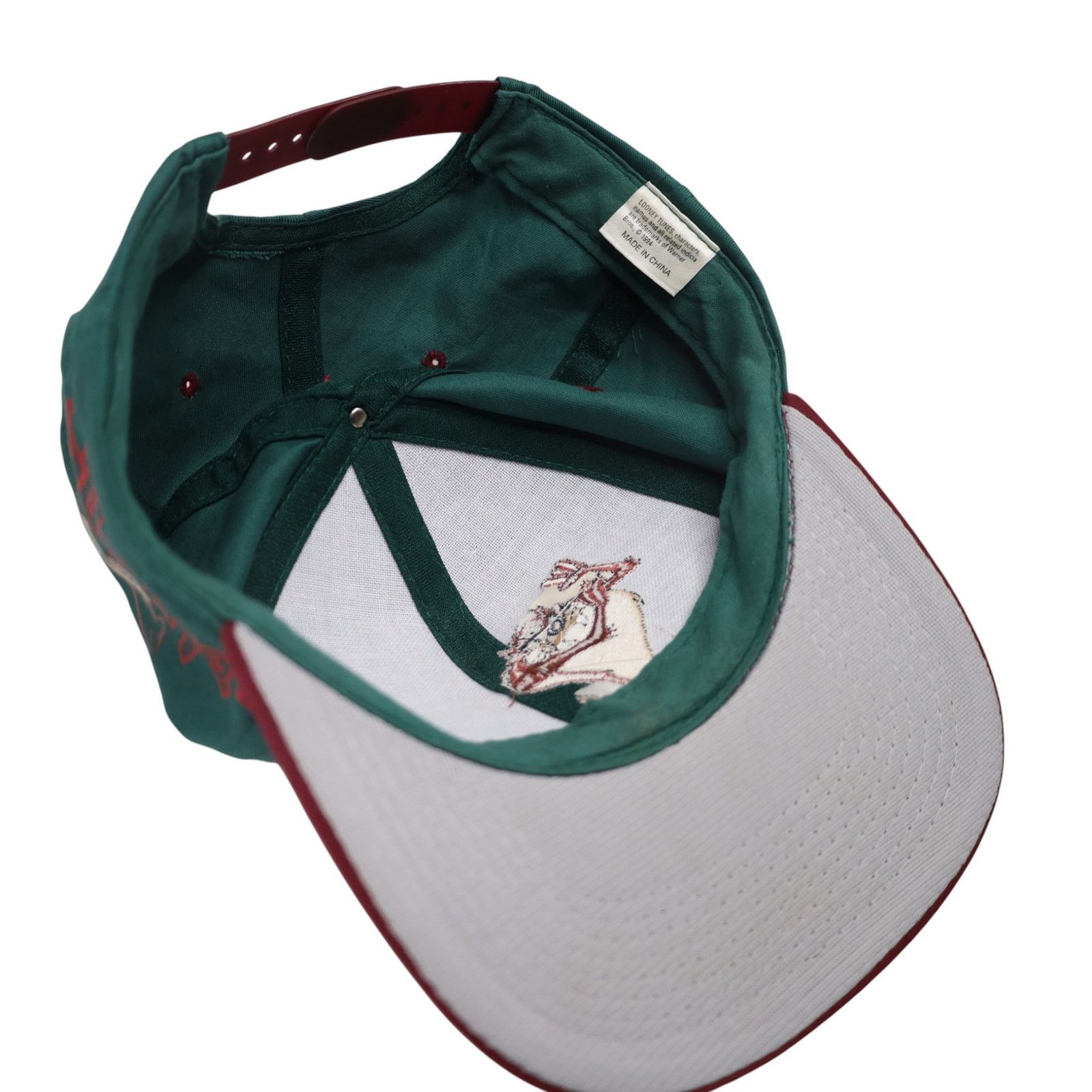 Vintage Vintage Looney Tunes Taz More Muscle to Hustle Snapback Hat. Size ONE SIZE - 6 Thumbnail