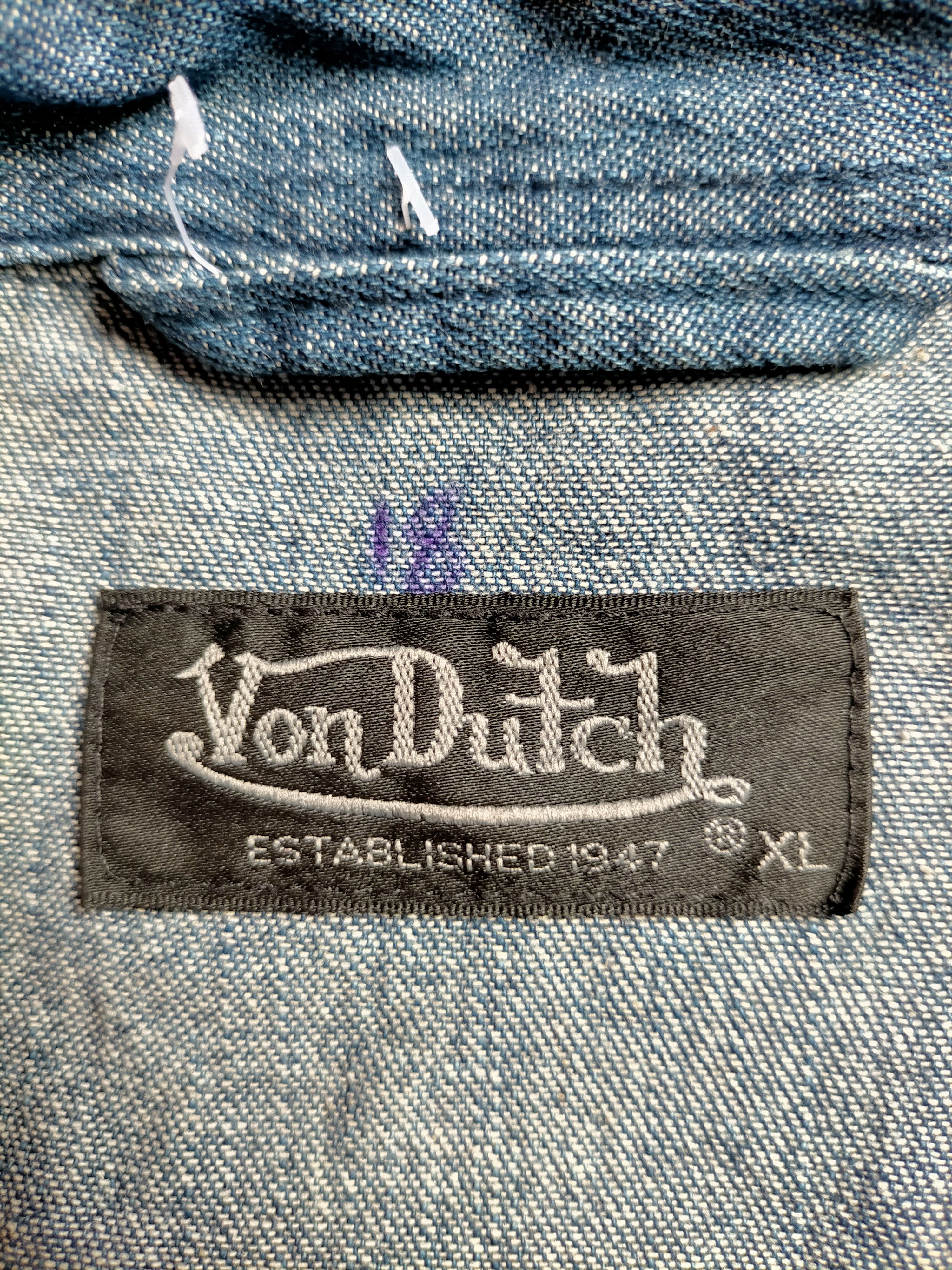 Von Dutch Von Dutch Denim Western Skulls Embroidered Button ups Size US XL / EU 56 / 4 - 15 Thumbnail