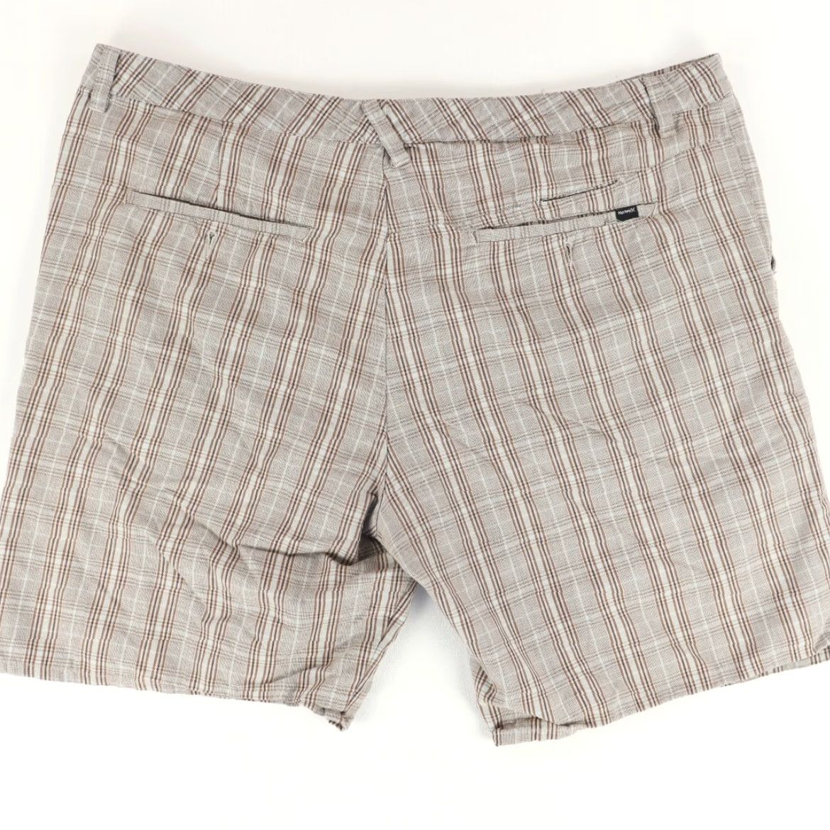 Hurley Hurley Cotton Blend Twill Chino Shorts Multi-Colored Plaid Men's 40 Size US 40 / EU 56 - 4 Thumbnail