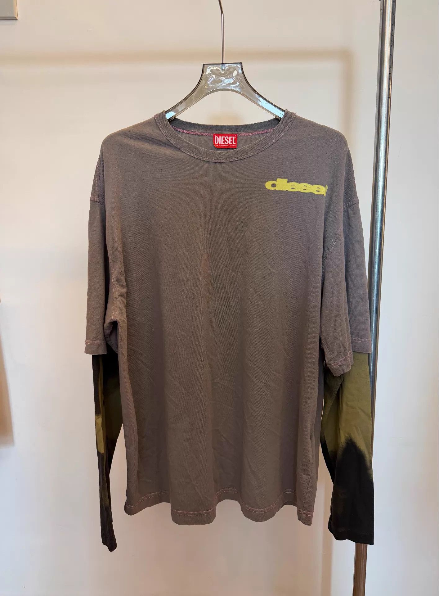 Diesel Diesel gray colorblock longsleeve L NWT Size US L / EU 52-54 / 3 - 1 Thumbnail