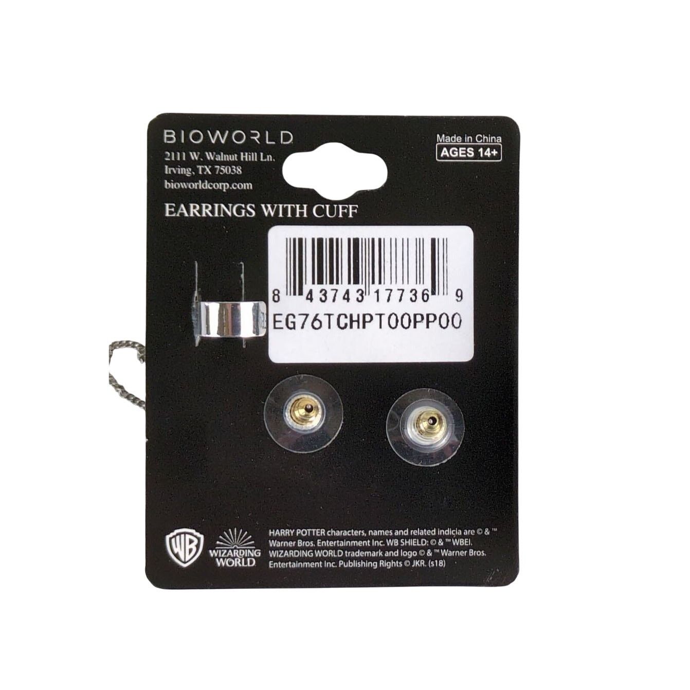 Warner Bros Harry Potter Hedwig Owl Hogwarts Letter Stud Earrings & Cuff Size ONE SIZE - 5 Thumbnail