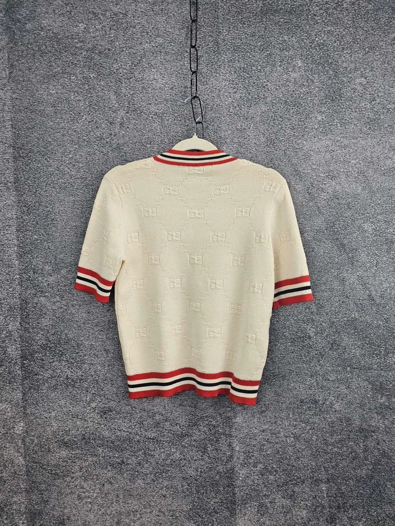 Gucci GucciRound-neck short-sleeved knitted short-sleeved 2503-Ne Size S / US 4 / IT 40 - 2 Thumbnail