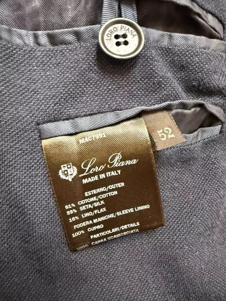 Loro Piana LORO PIANA Men's suit jacket Size 52L - 4 Thumbnail
