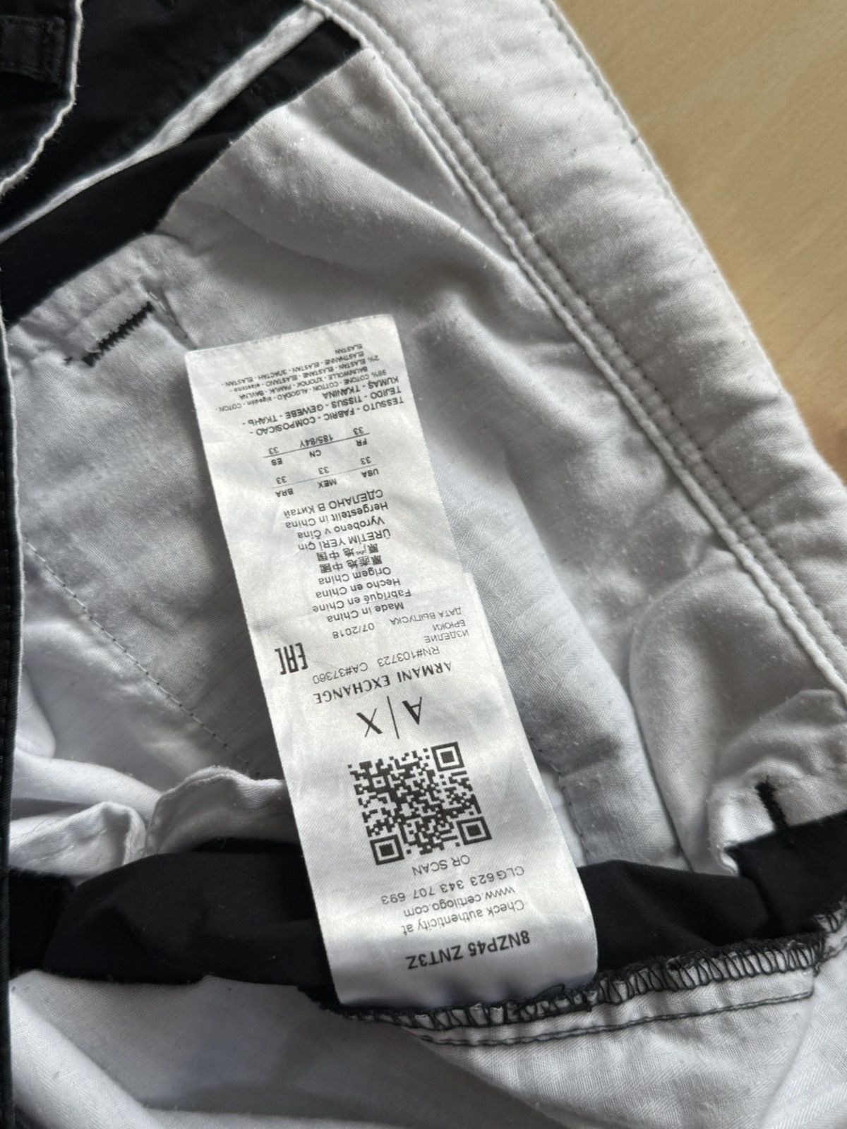Armani Exchange Armani Exchange Chino trousers pants Size US 33 - 5 Thumbnail