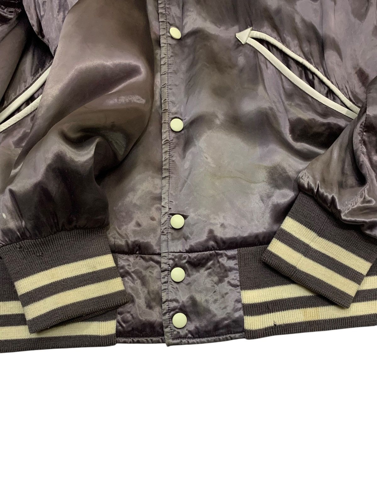 General Research 🔥RARE VTG A/W 01 G.RESEARCH BASEBALL JACKETS SATIN RAYON Size US L / EU 52-54 / 3 - 7 Thumbnail