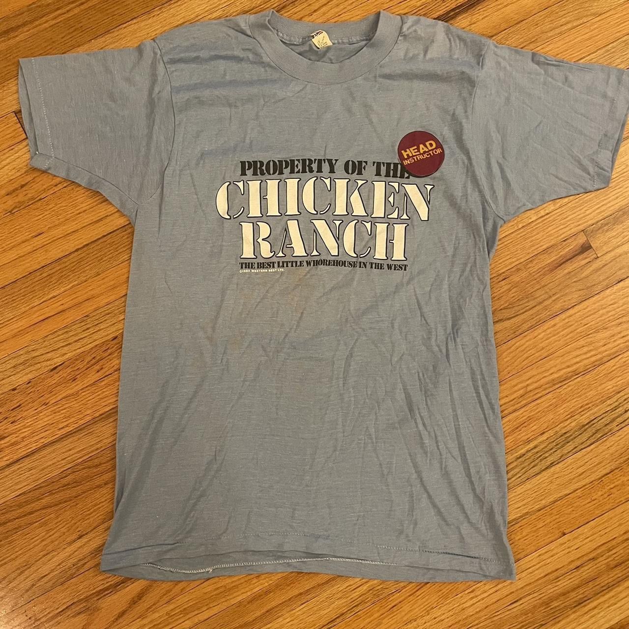 Other Vintage 80’s Chicken Ranch Brothel Nevada T-Shirt Size US L / EU 52-54 / 3 - 1 Thumbnail