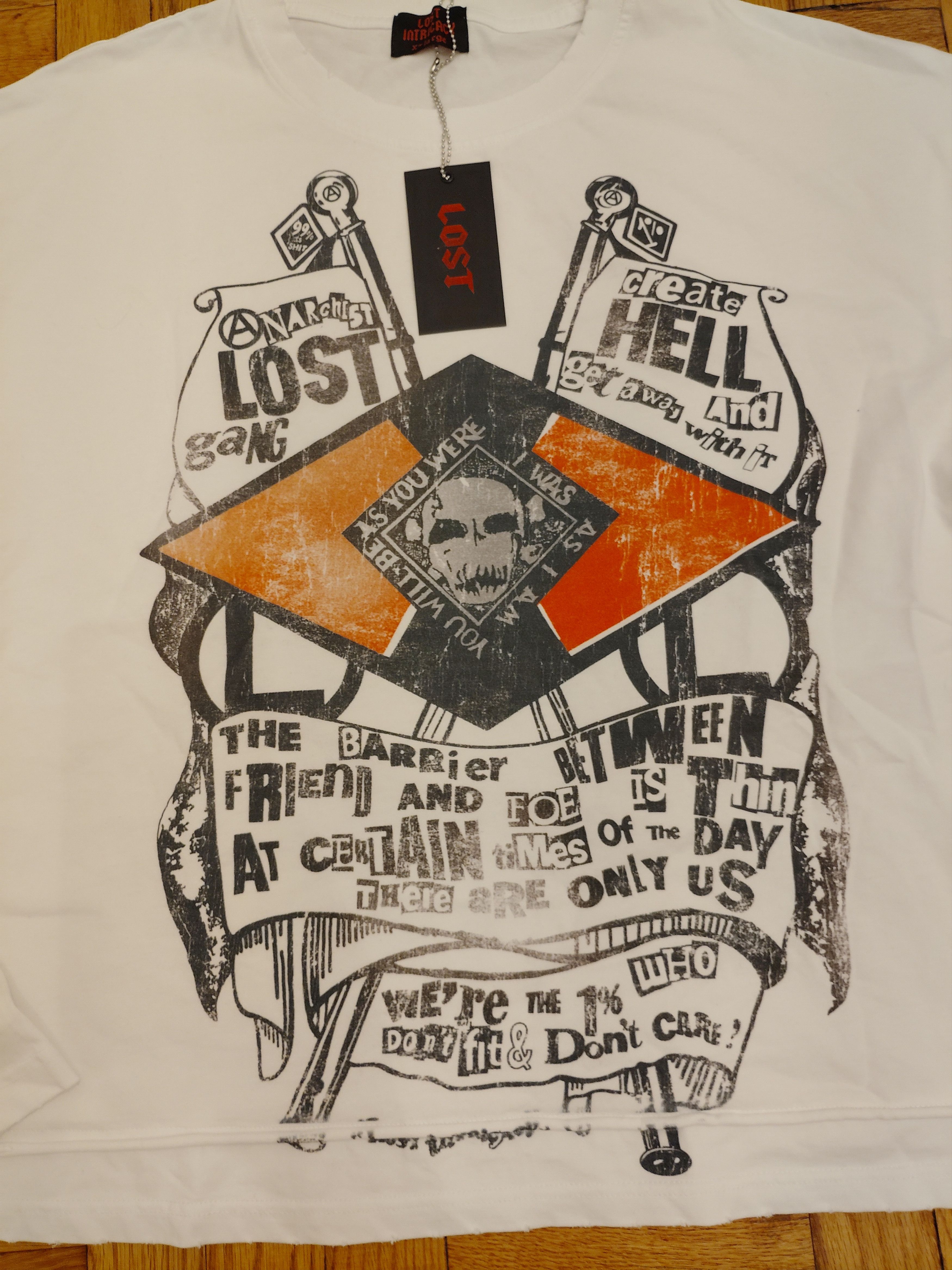 LOST INTRICACY Lost Intricacy White Westwood Long Sleeve Size Medium Size US XL / EU 56 / 4 - 10 Thumbnail