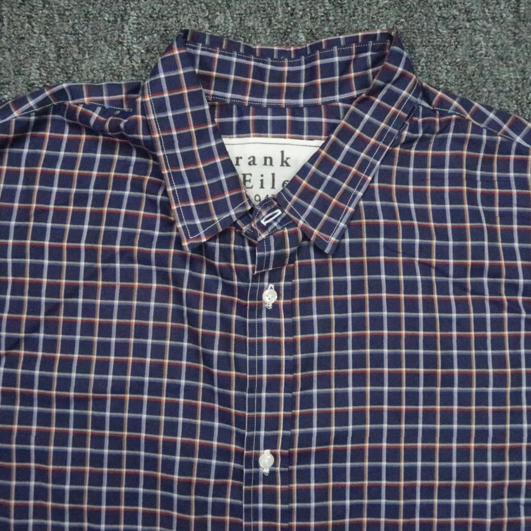 Frank & Eileen Frank & Eileen Button-Up Shirt Men’s 2XL Purple Check Long Sleeve Regular Fit Size US XXL / EU 58 / 5 - 3 Thumbnail