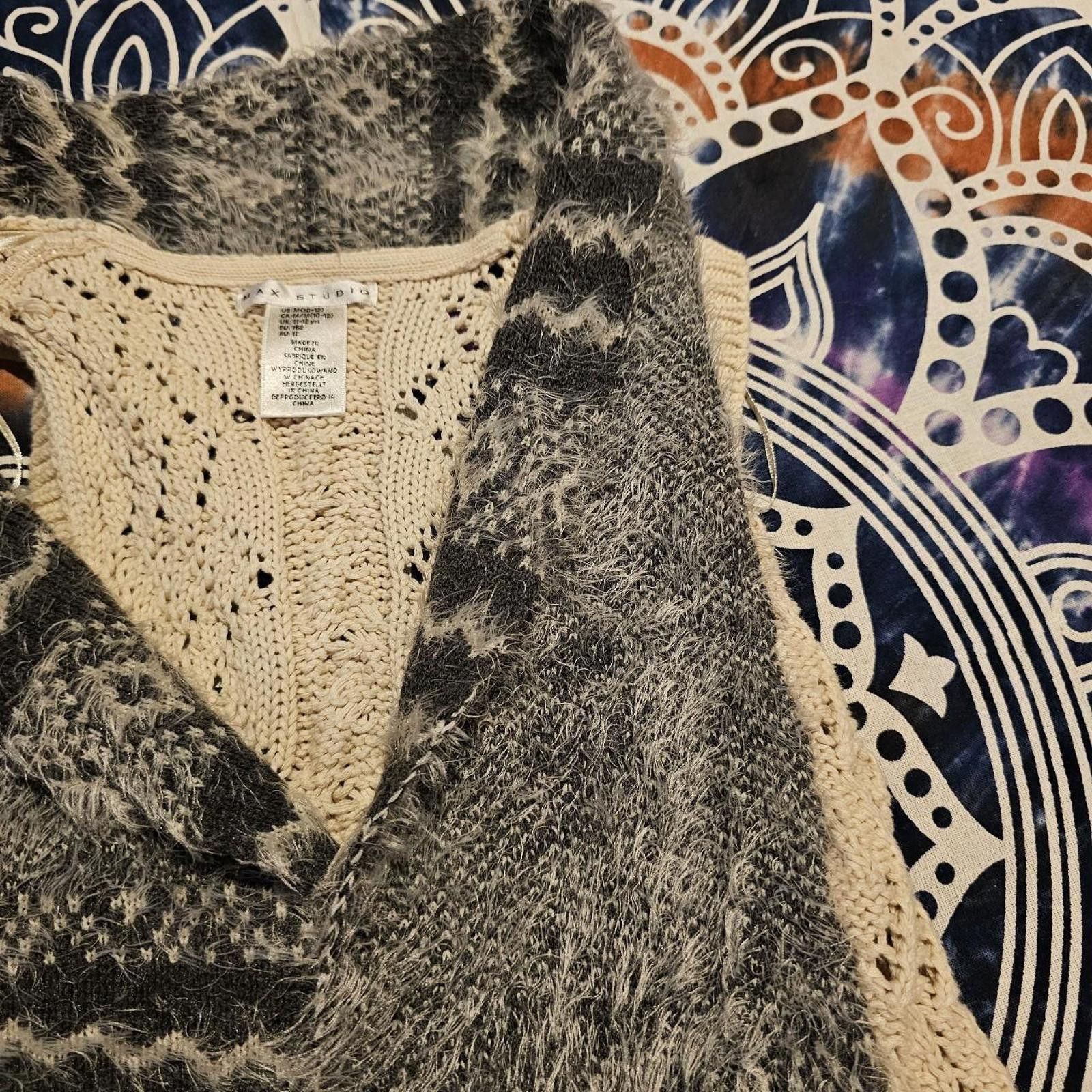 Designer Max Studio Kid's Grey and Cream Vest Size US M / EU 48-50 / 2 - 5 Thumbnail