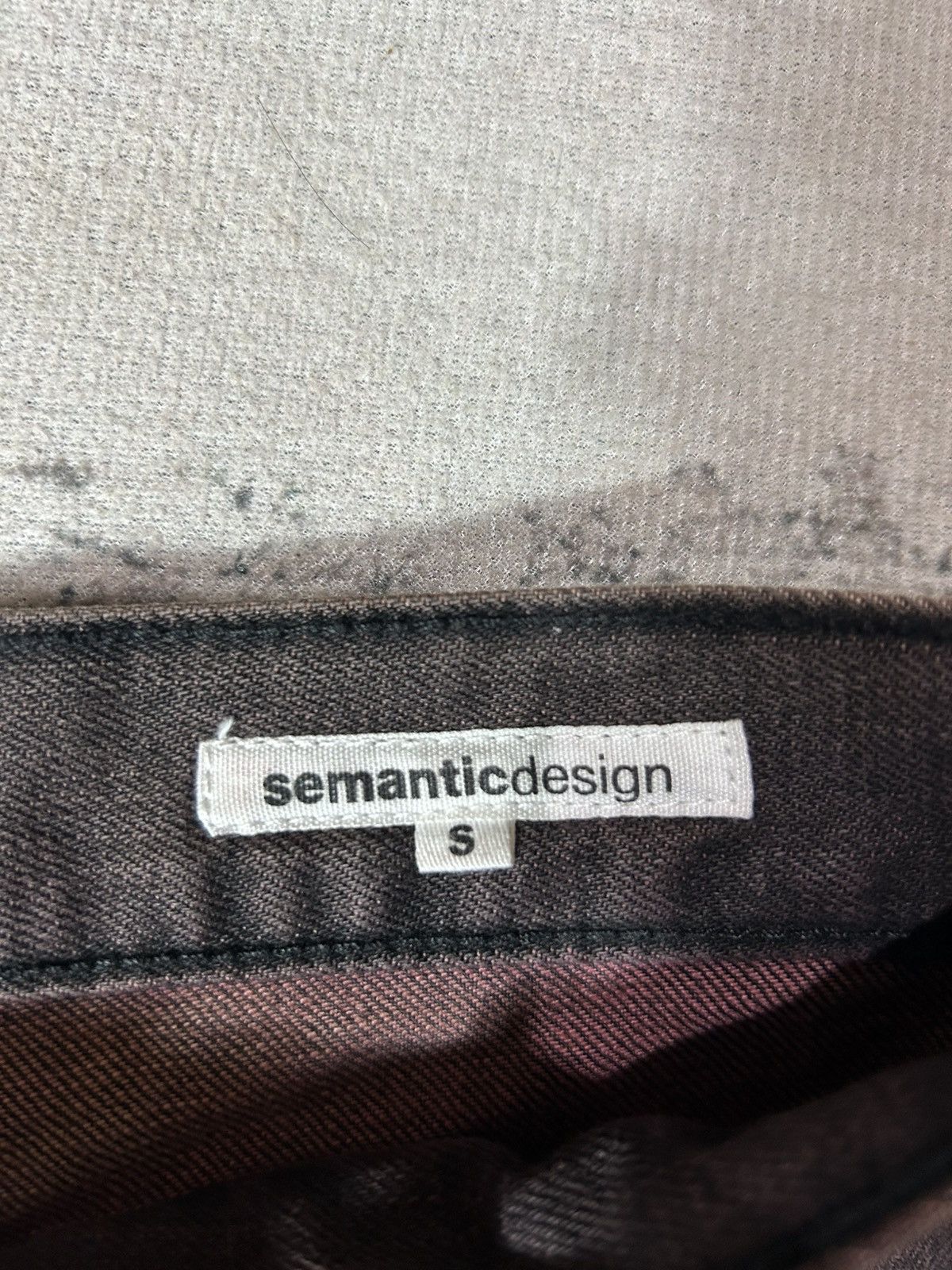 semanticdesign 2000s Semantic Design Purple Dark Jeans Size US 29 - 6 Thumbnail