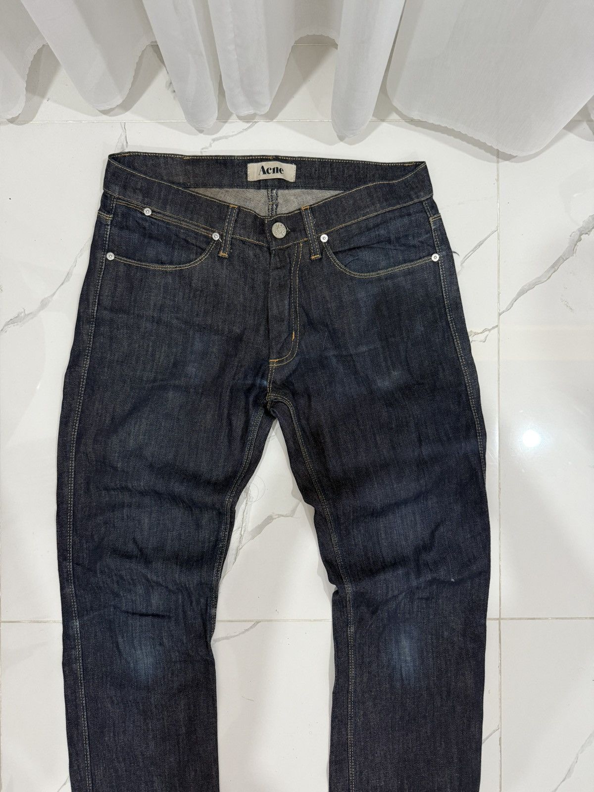 Acne Studios 00’s ACNE STUDIOS RARE Y2K SLIM JEANS AVANT-GARDE Size US 30 / EU 46 - 4 Thumbnail