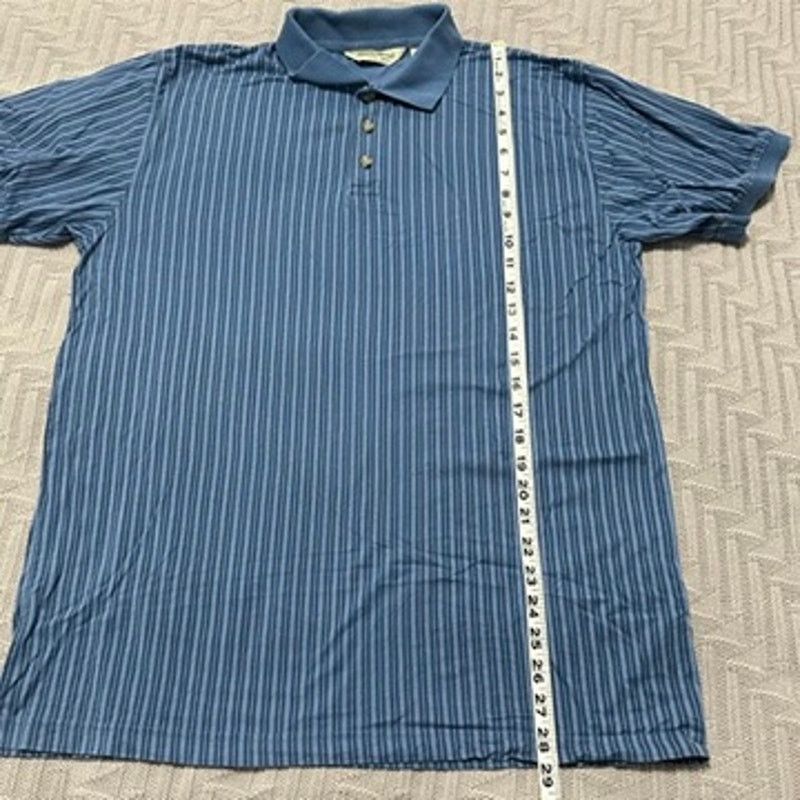 Eddie Bauer Eddie Bauer blue striped polo size M Size US M / EU 48-50 / 2 - 7 Thumbnail