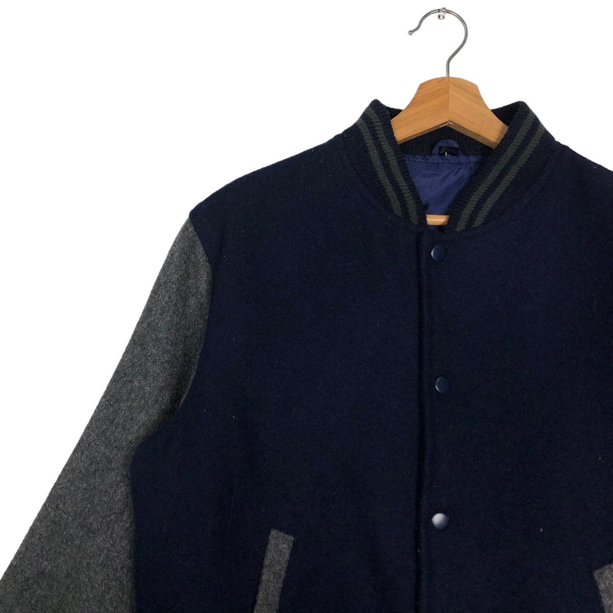 Japanese Brand 🔥90’s Vintage Varsity Bomber Jacket Wool Japan Made Size US L / EU 52-54 / 3 - 7 Thumbnail