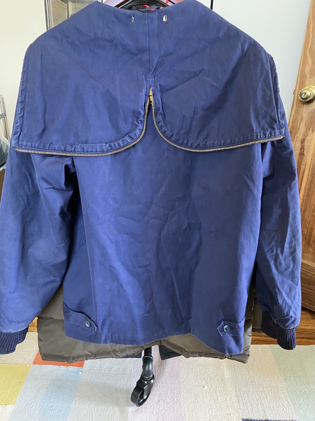 Saks Fifth Avenue Mens vintage Fall Jacket Large 1950s? Blue “Workwear style” Size US L / EU 52-54 / 3 - 2 Thumbnail