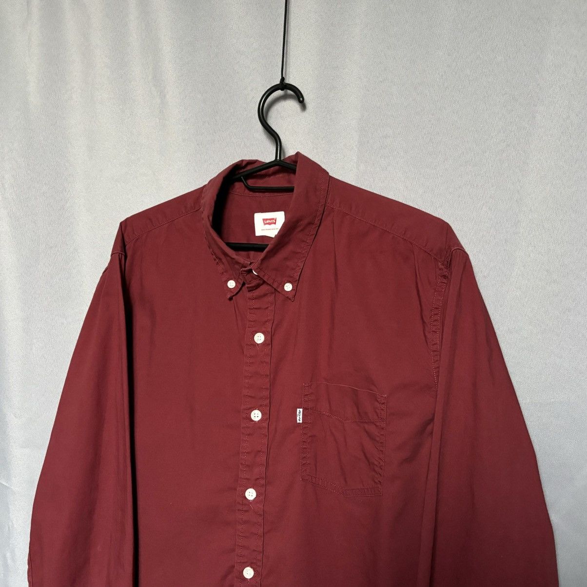 Levi's Levis shirt button up large red casual cotton Size US L / EU 52-54 / 3 - 2 Thumbnail