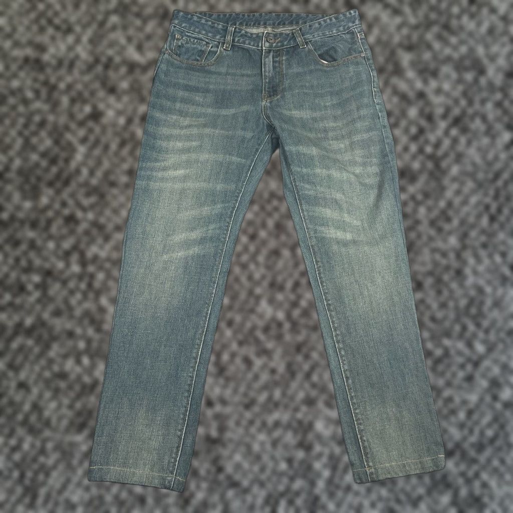 Vintage LACROSSE Jeans Mens 34x28 Straight Leg Denim 5-Pocket Blue USA Size US 34 / EU 50 - 1 Thumbnail