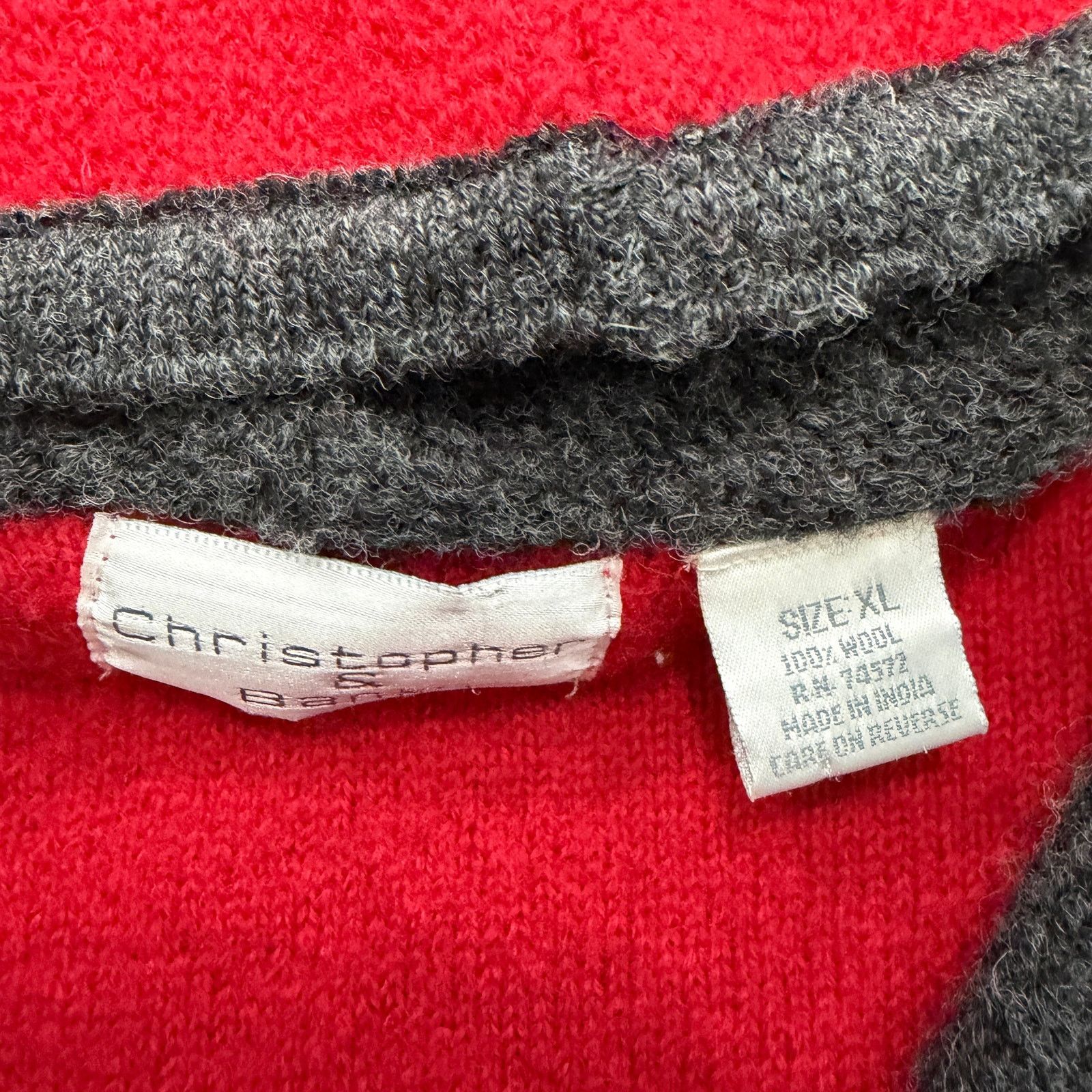 Vintage Vintage Christopher & Banks Wool Coat Women's Extra Large Size XL / US 12-14 / IT 48-50 - 4 Thumbnail