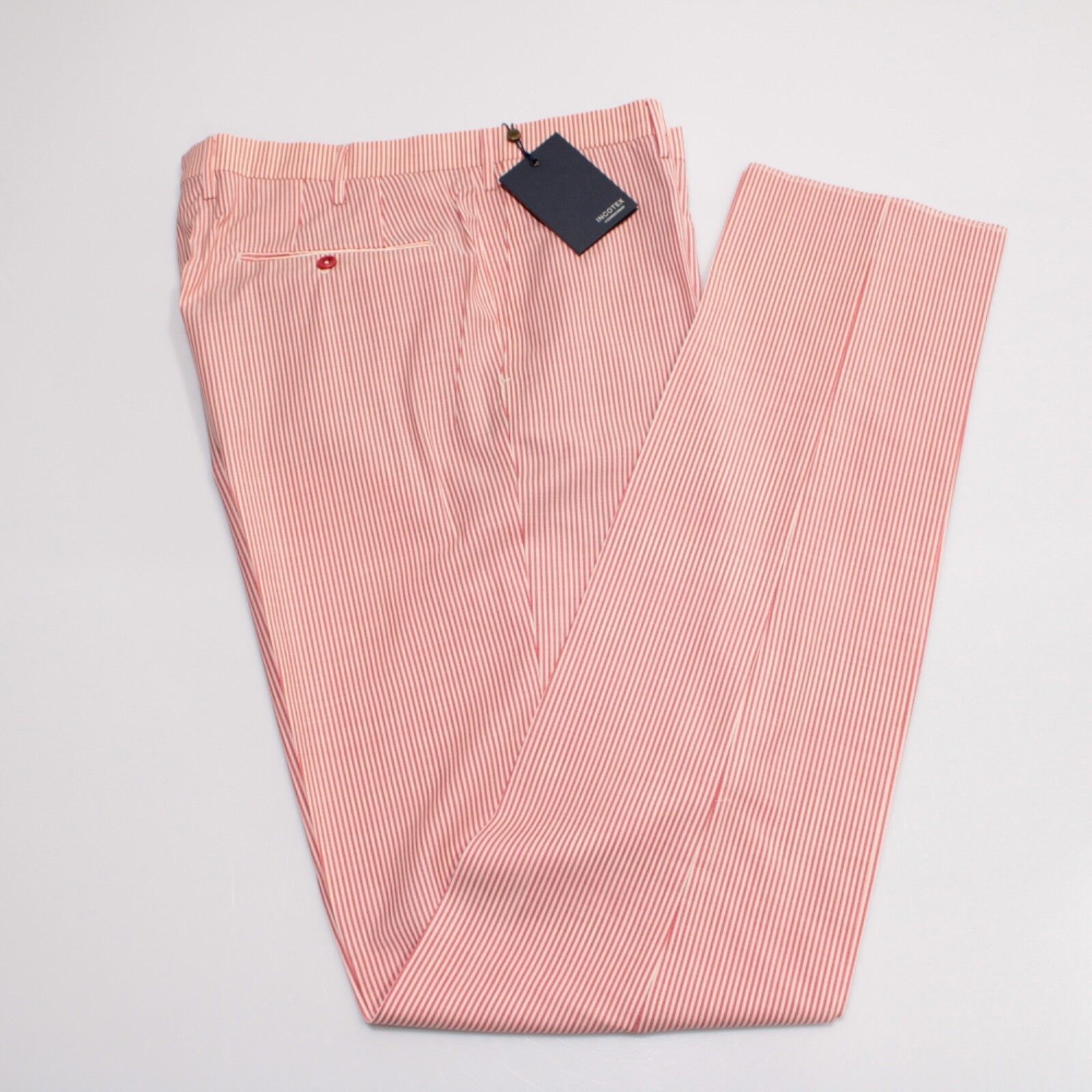Incotex INCOTEX New with tags Dress Pants Size 34 US In Red Size US 34 / EU 50 - 2 Thumbnail