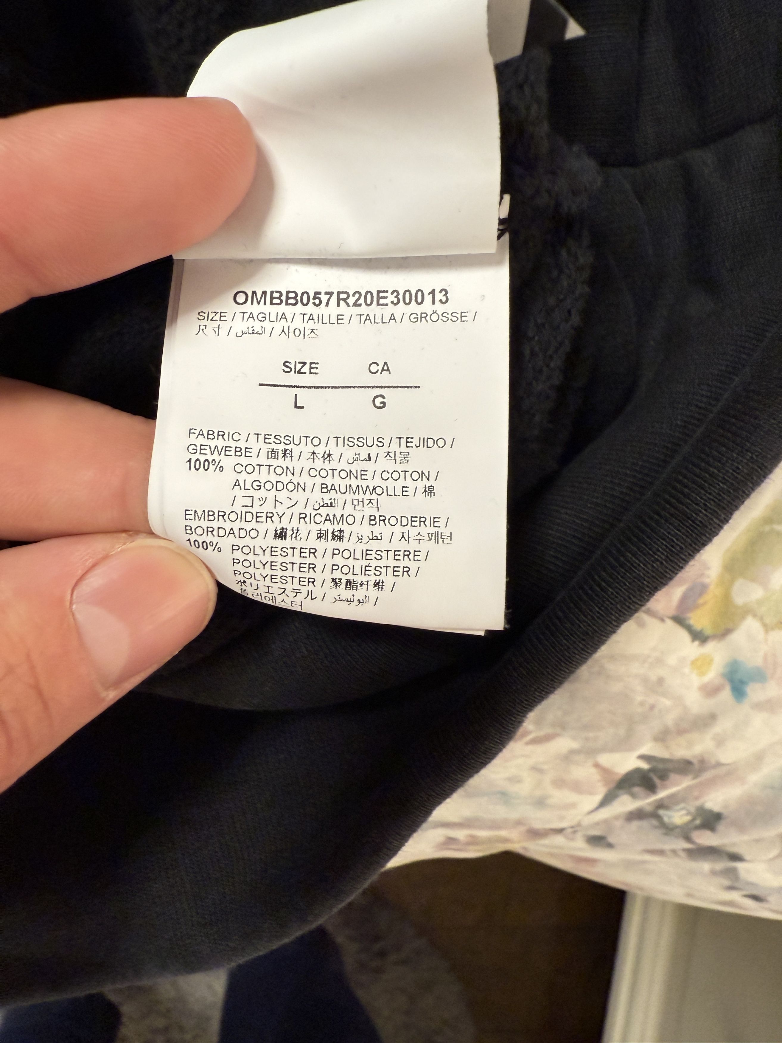 Off-White Off-White Hand Logo Hoodie Size US L / EU 52-54 / 3 - 7 Thumbnail
