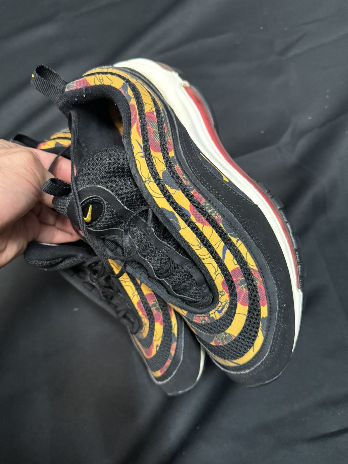Nike Nike Air Max 97 Floral Black Size US 8.5 / EU 41-42 - 6 Thumbnail