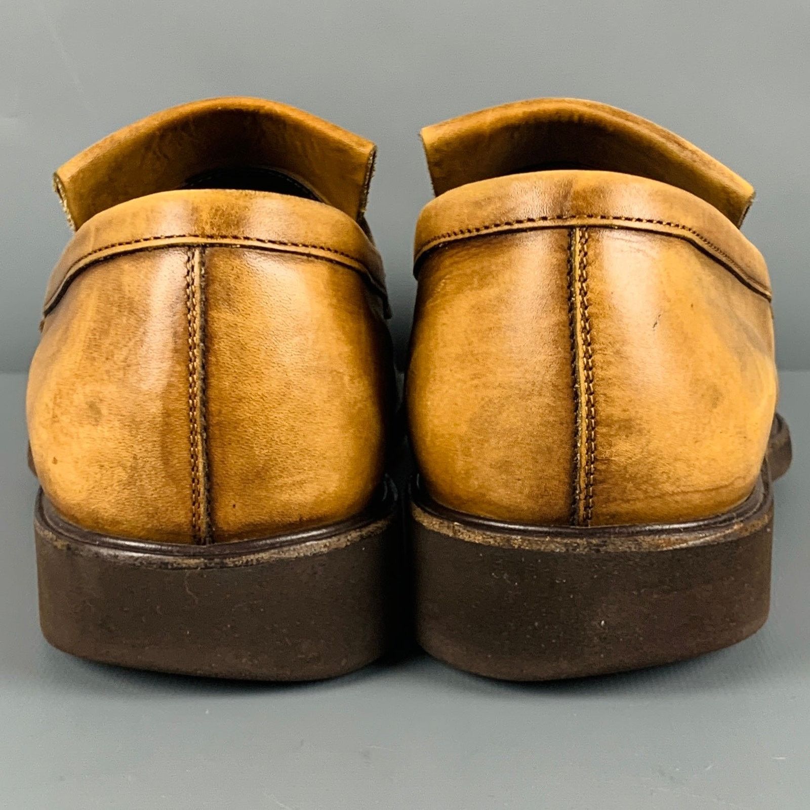 Tod's TOD'S Size 8 Brown Distressed Leather Tassels Loafers Size US 8 / EU 41 - 3 Thumbnail