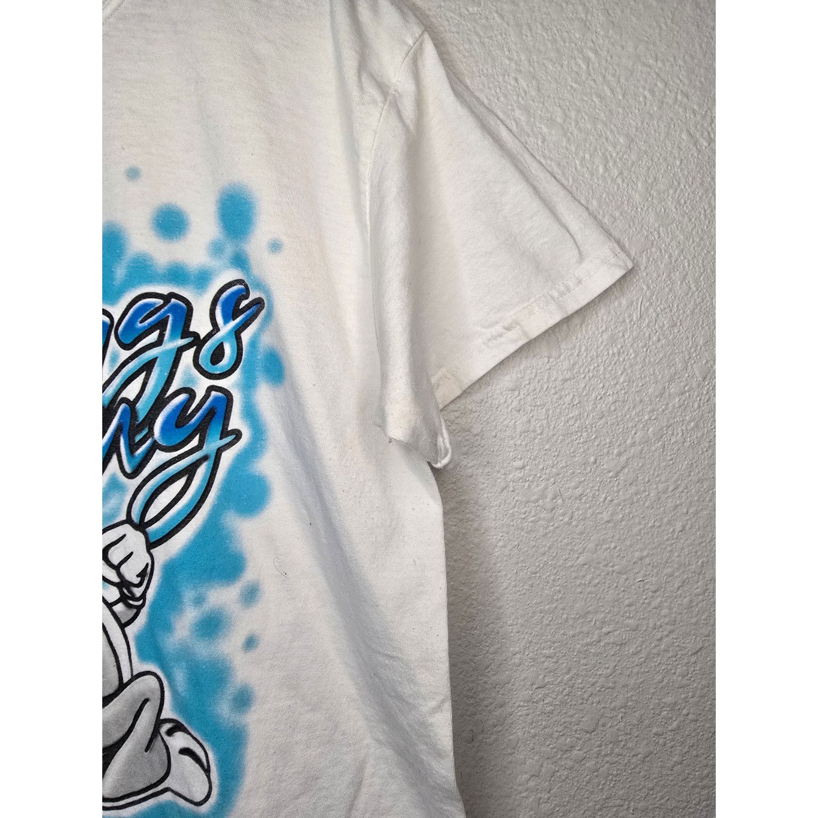 Other Looney Tunes Shirt Bugs Bunny Air Brush White L Cartoon Tee Size US L / EU 52-54 / 3 - 3 Thumbnail