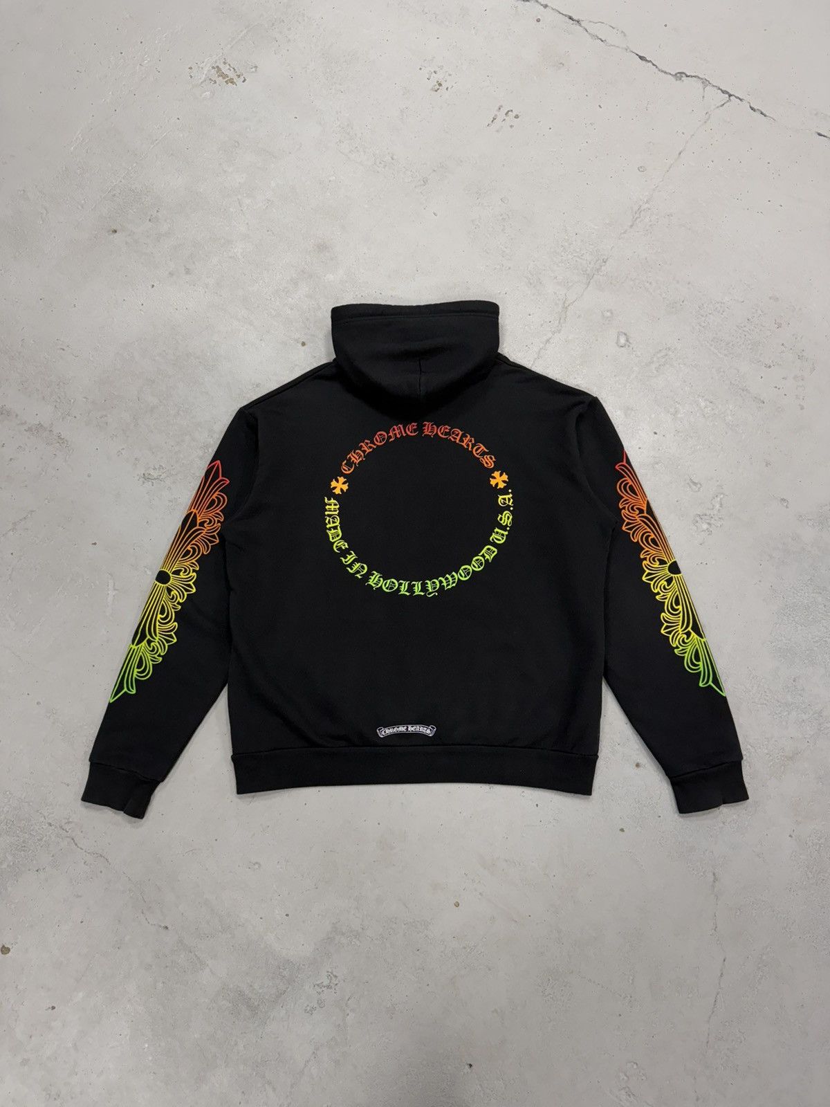 Chrome Hearts Chrome Hearts Gradient Horseshoe Hoodie Black Medium Size US M / EU 48-50 / 2 - 3 Thumbnail