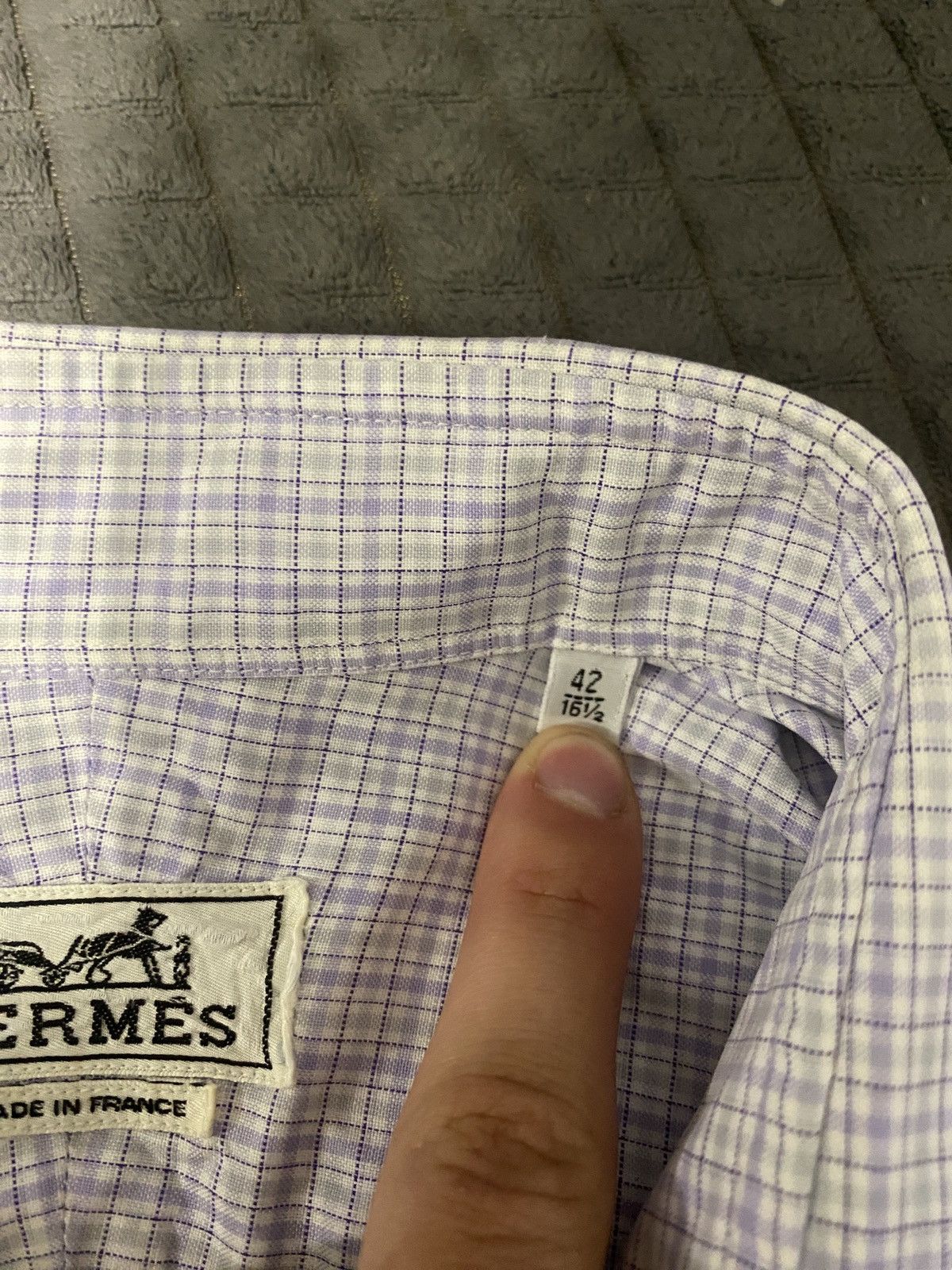 Hermes Hermes rare luxury shirt Size US L / EU 52-54 / 3 - 7 Thumbnail