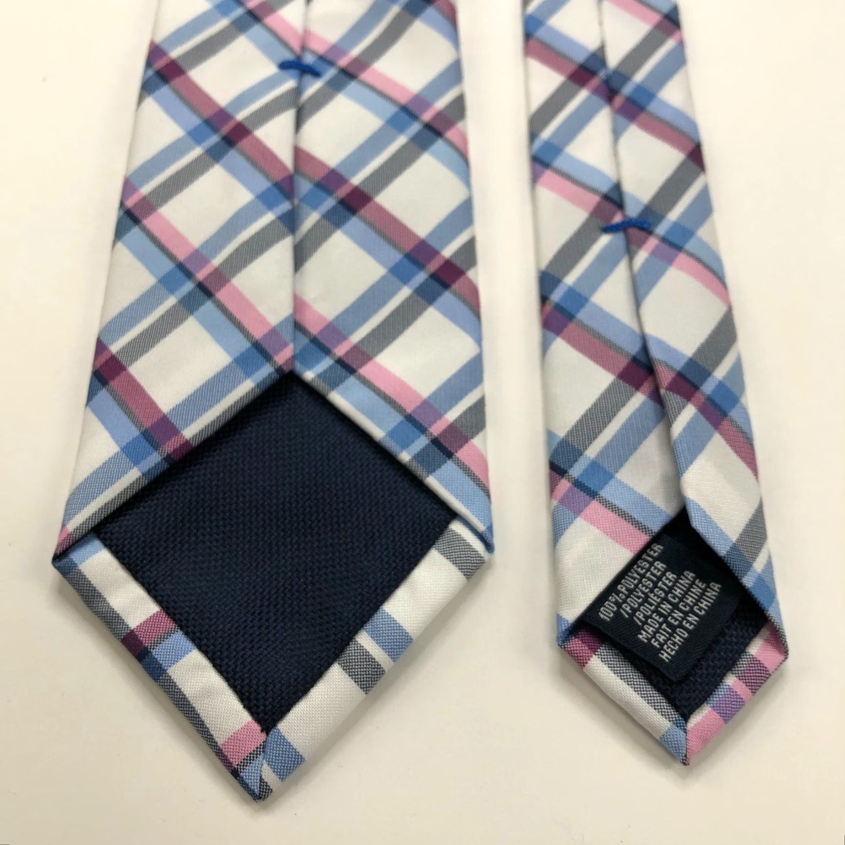 Nautica VINTAGE Nautica Tie Geometric 3-in/56-in Men’s Polyester Neck Tie Blue 100% Polyester Classic Length 57"-60" Adjustable Mens Size ONE SIZE - 6 Thumbnail