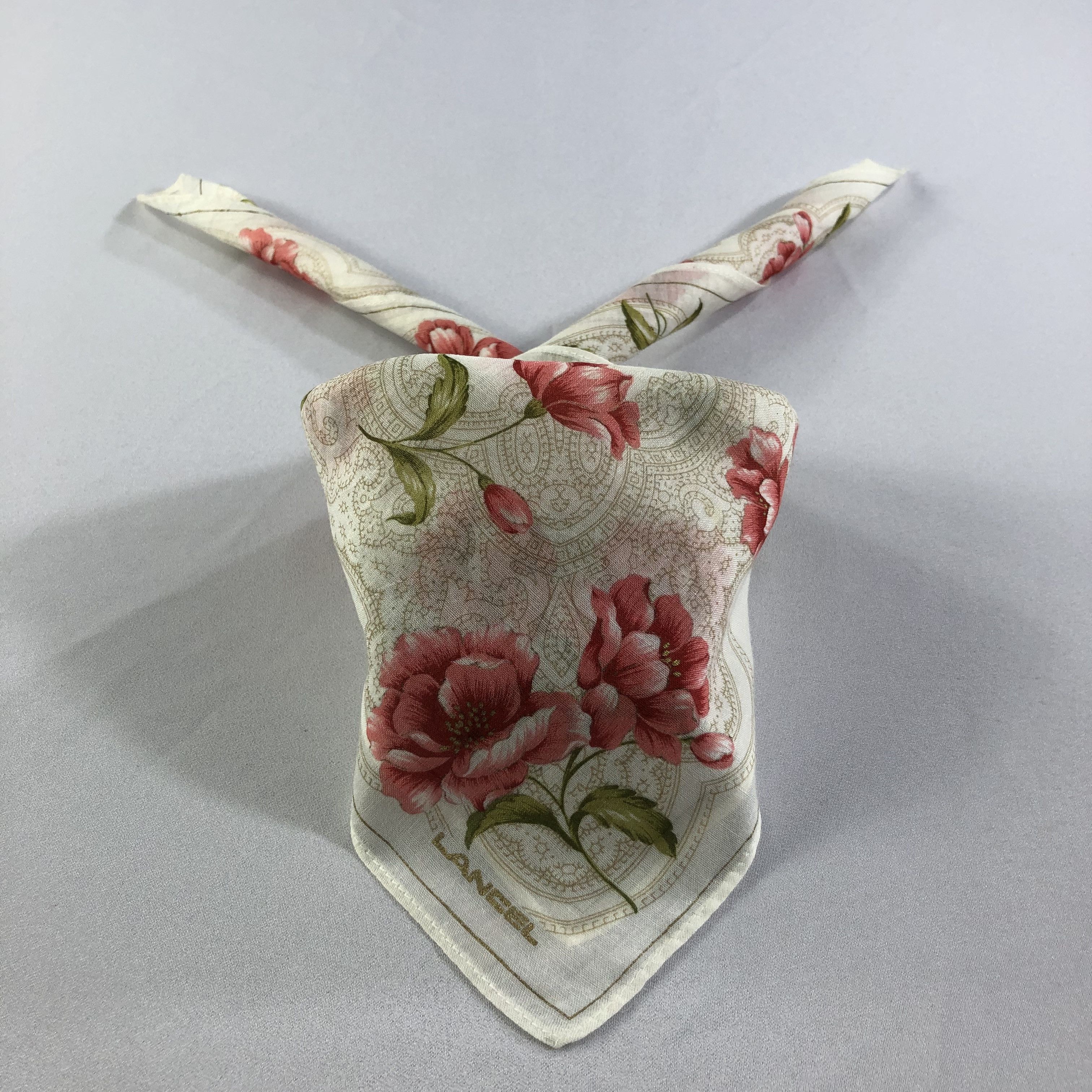 Lancel × Vintage Lancel Handkerchief Neckerchief Bandana H1640 Size ONE SIZE - 1 Thumbnail