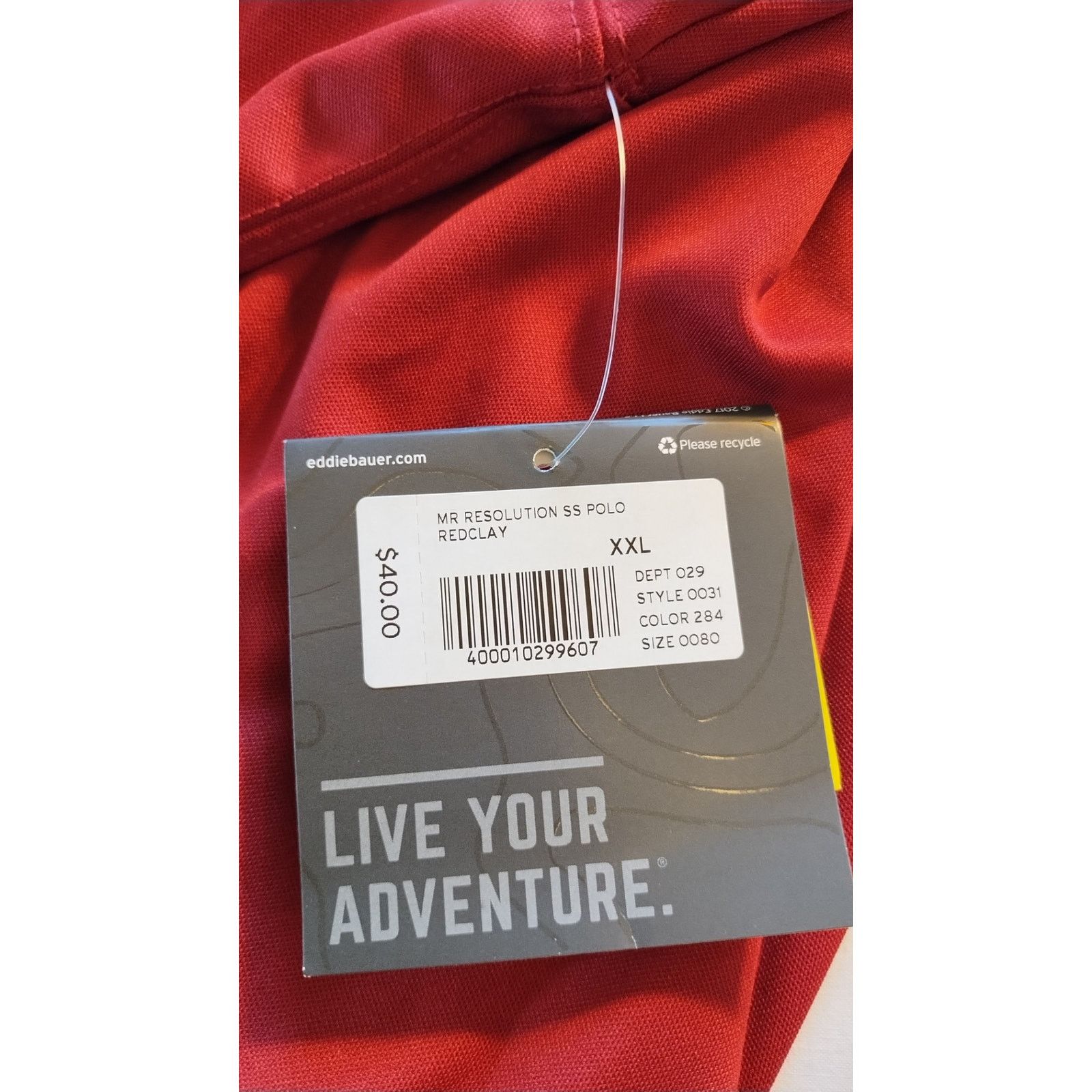 Eddie Bauer NWT Eddie Bauer Men Polo T shirt Red T-Shirt Size 2XL Size US XXL / EU 58 / 5 - 9 Thumbnail