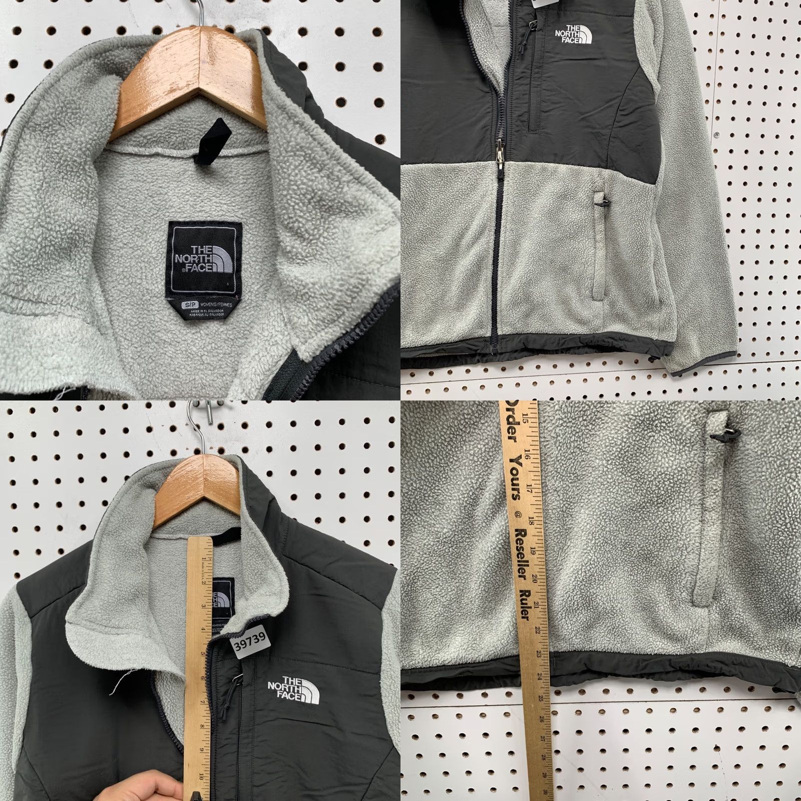 The North Face The North Face Denali Fleece Zip Jacket Womens Small Gray Black 19x25 Size S / US 4 / IT 40 - 8 Thumbnail